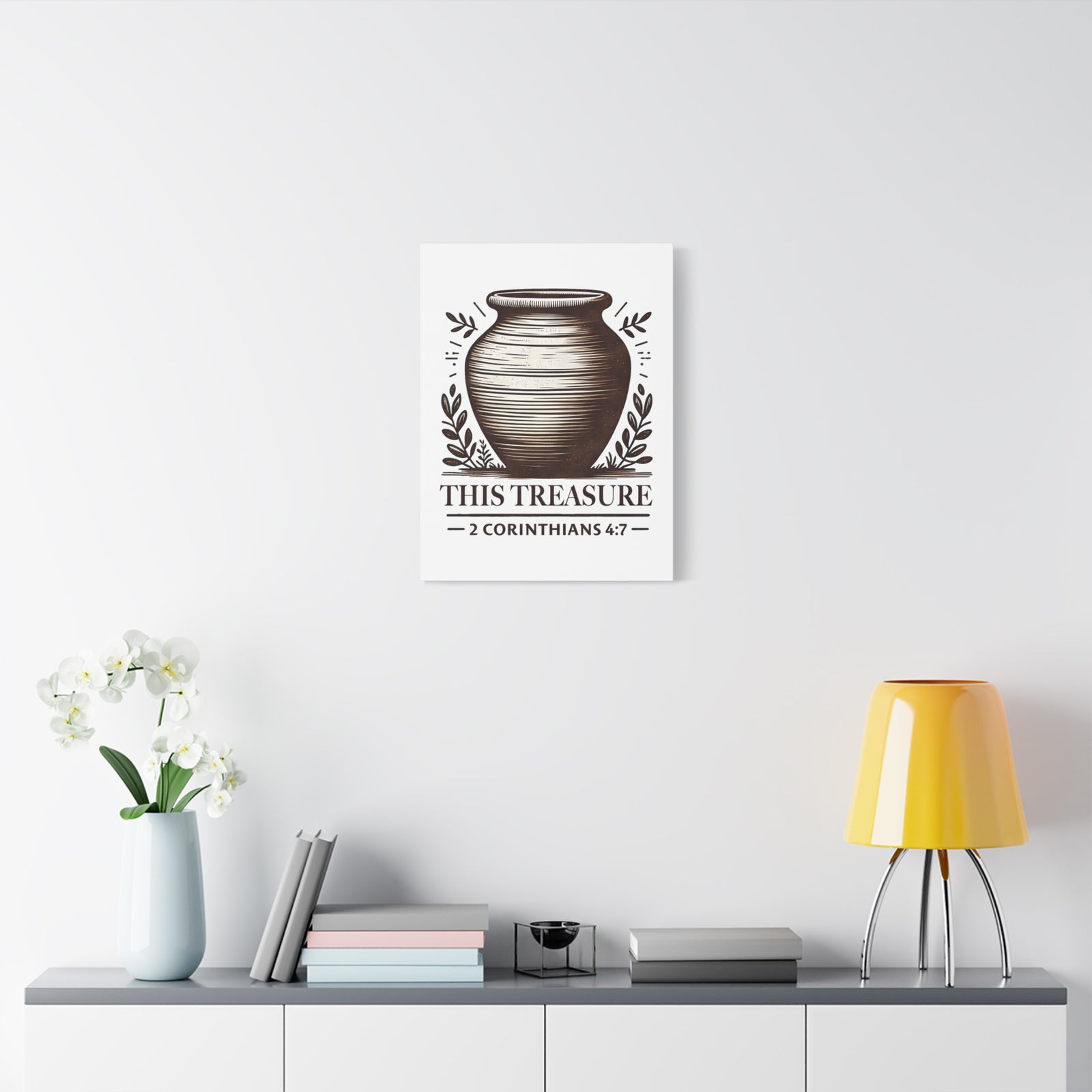 Scripture Walls 2 Corinthians 4:7 This Treasure Bible Verse Canvas Christian Wall Art Ready to Hang Unframed-Express Your Love Gifts