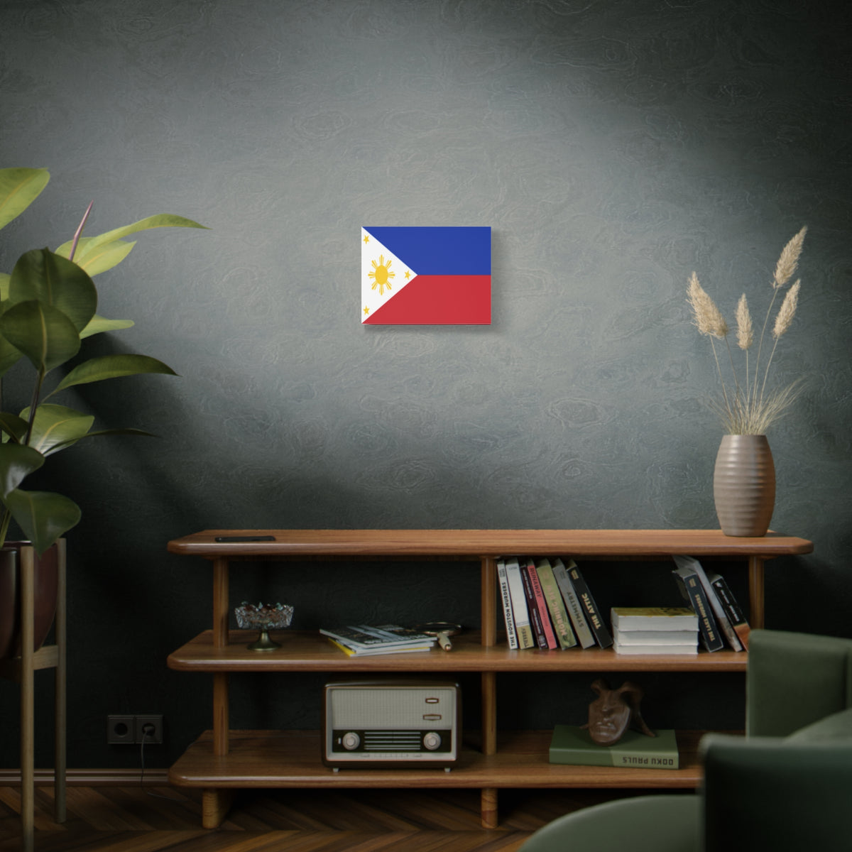Philippines Country Flag Canvas Vibrant Wall Art Unframed Home Decor-Express Your Love Gifts
