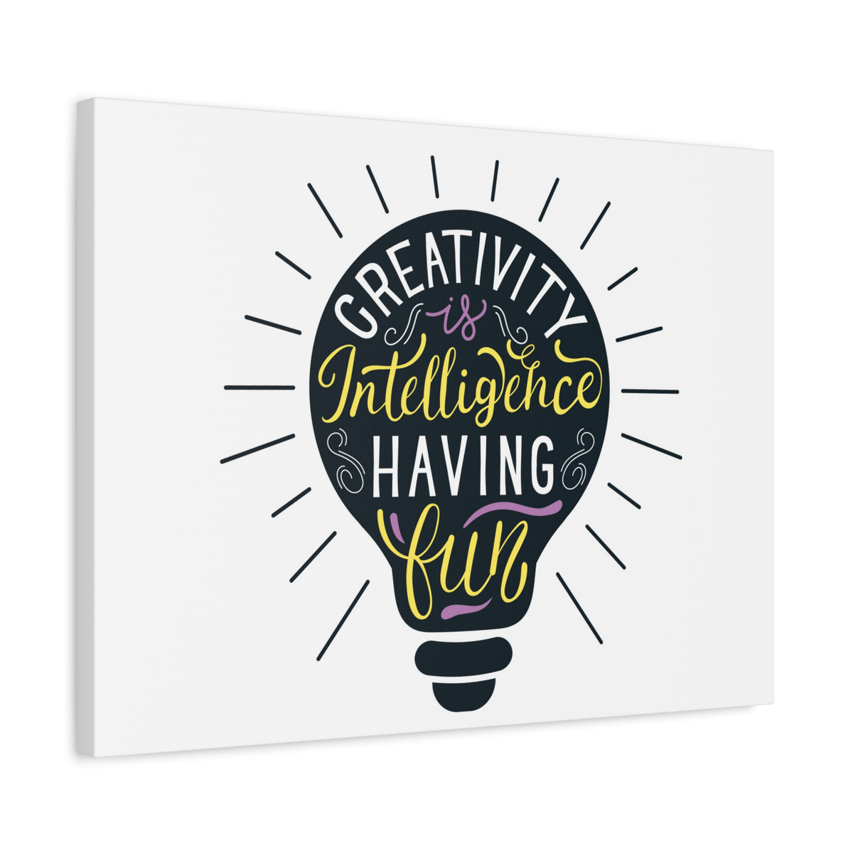 Inspirational Quote Canvas Creativity Wall Art Motivational Motto Inspiring Prints Artwork Decor Ready to Hang-Express Your Love Gifts