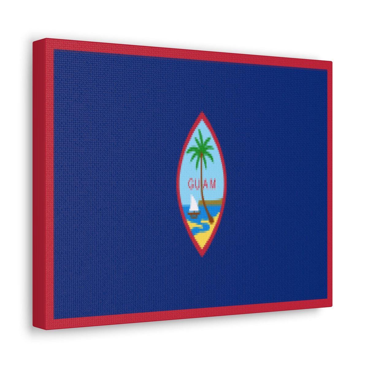 Guam Country Flag Canvas Vibrant Wall Art Unframed Home Decor-Express Your Love Gifts