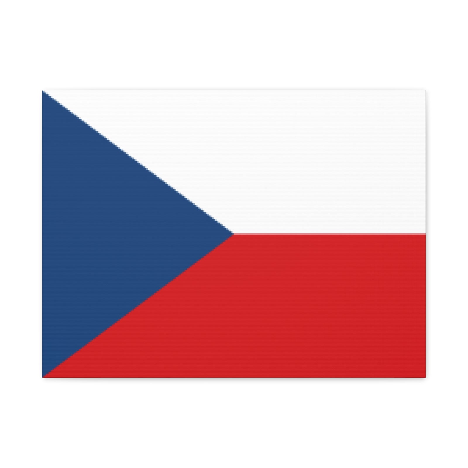 Czechia Country Flag Canvas Vibrant Wall Art Unframed Home Decor-Express Your Love Gifts