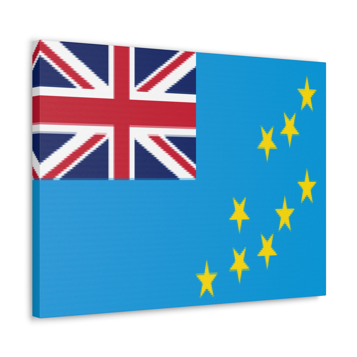 Tuvalu Country Flag Canvas Vibrant Wall Art Unframed Home Decor-Express Your Love Gifts