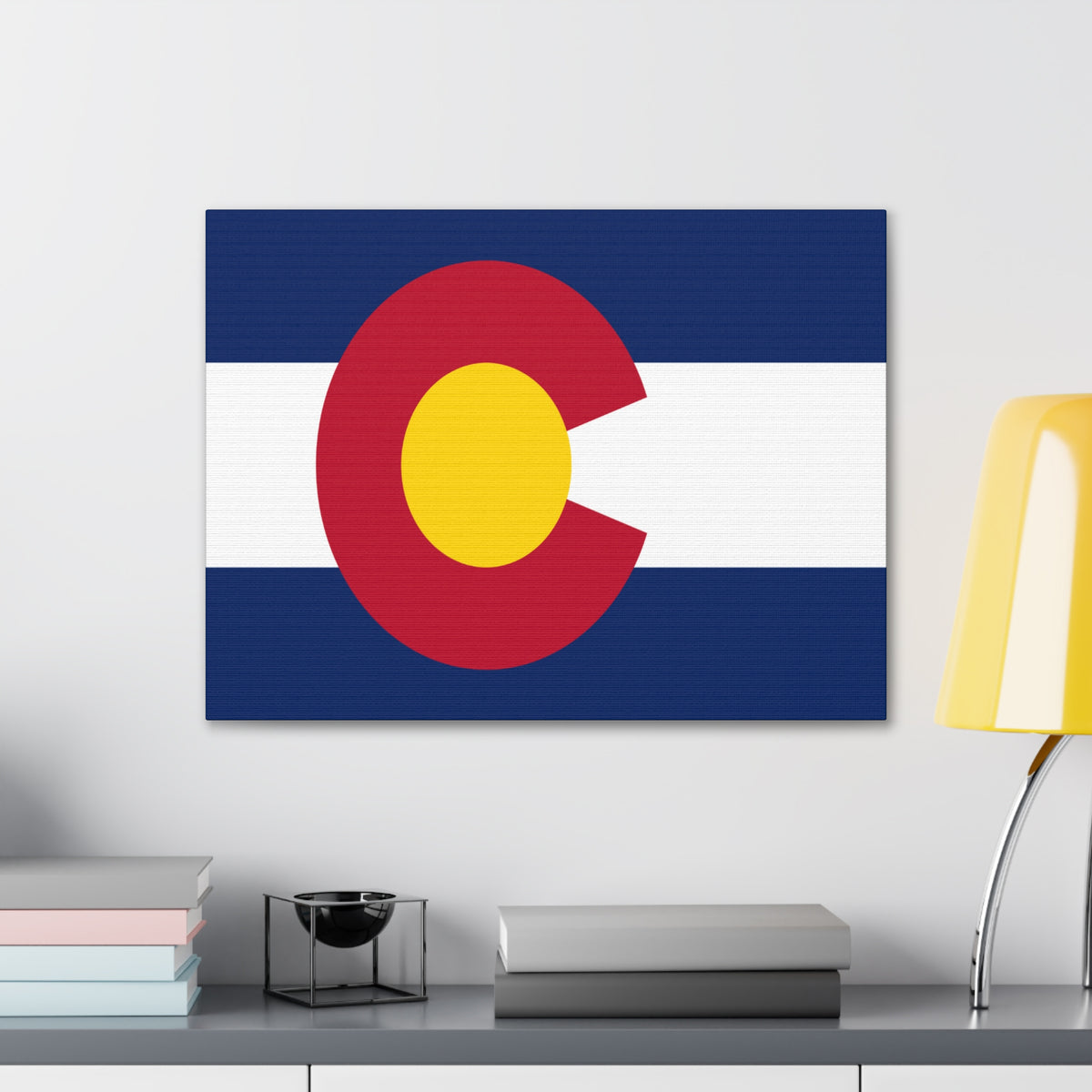 Colorado State Flag Canvas Vibrant Wall Art Unframed Home Decor-Express Your Love Gifts