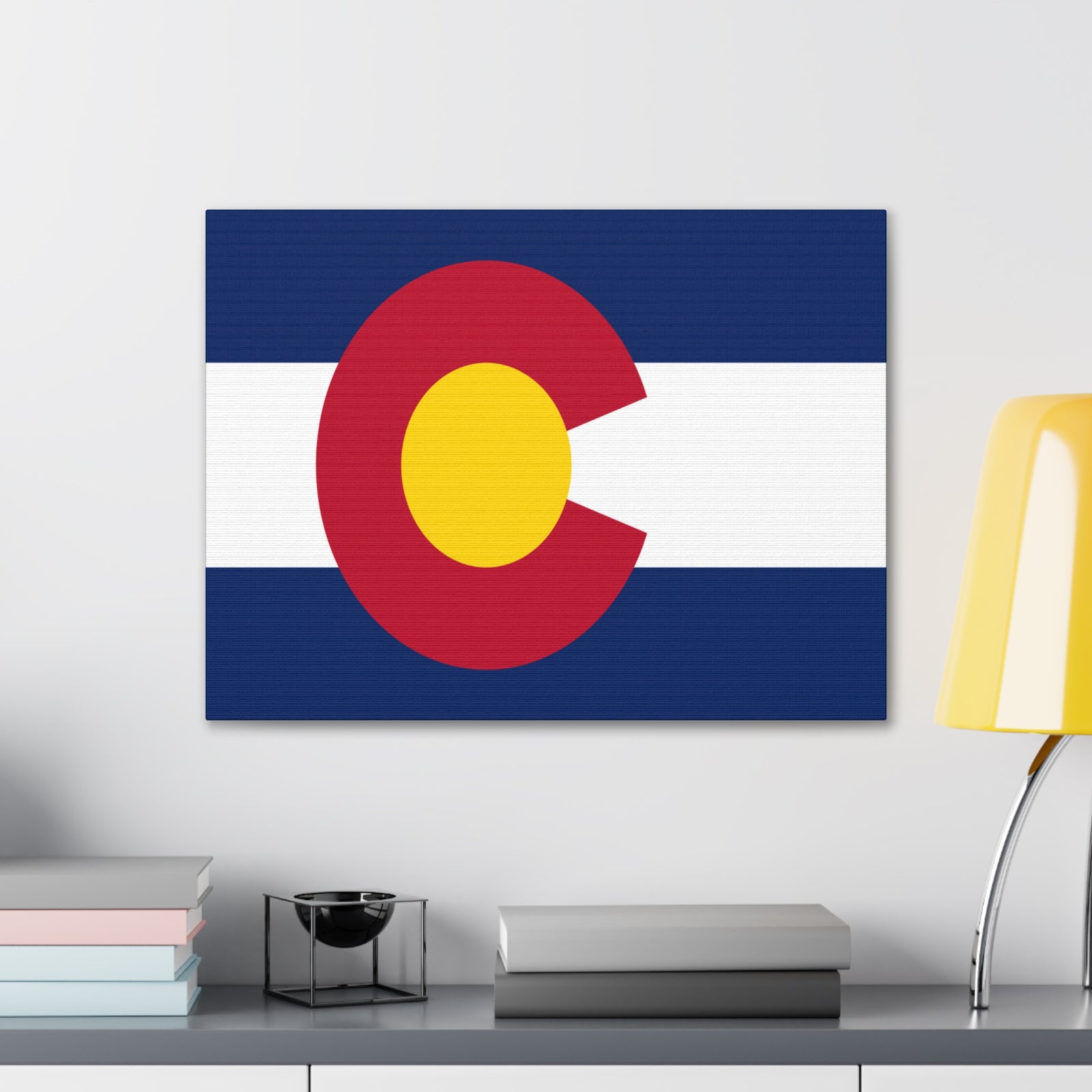 Colorado State Flag Canvas Vibrant Wall Art Unframed Home Decor-Express Your Love Gifts