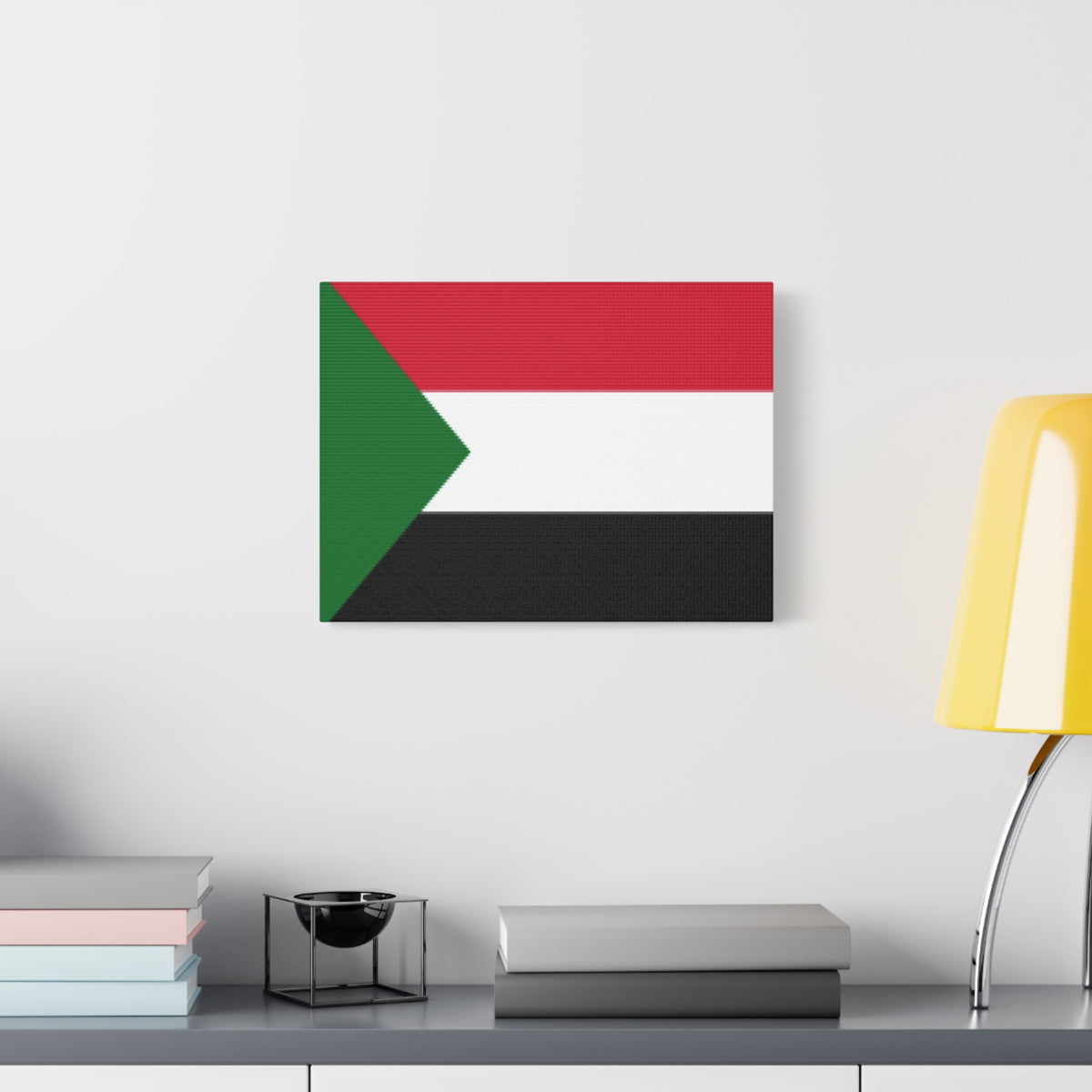 Sudan Country Flag Canvas Vibrant Wall Art Unframed Home Decor-Express Your Love Gifts