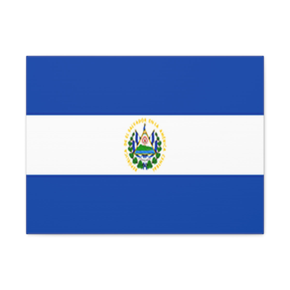 El Salvador Country Flag Canvas Vibrant Wall Art Unframed Home Decor-Express Your Love Gifts