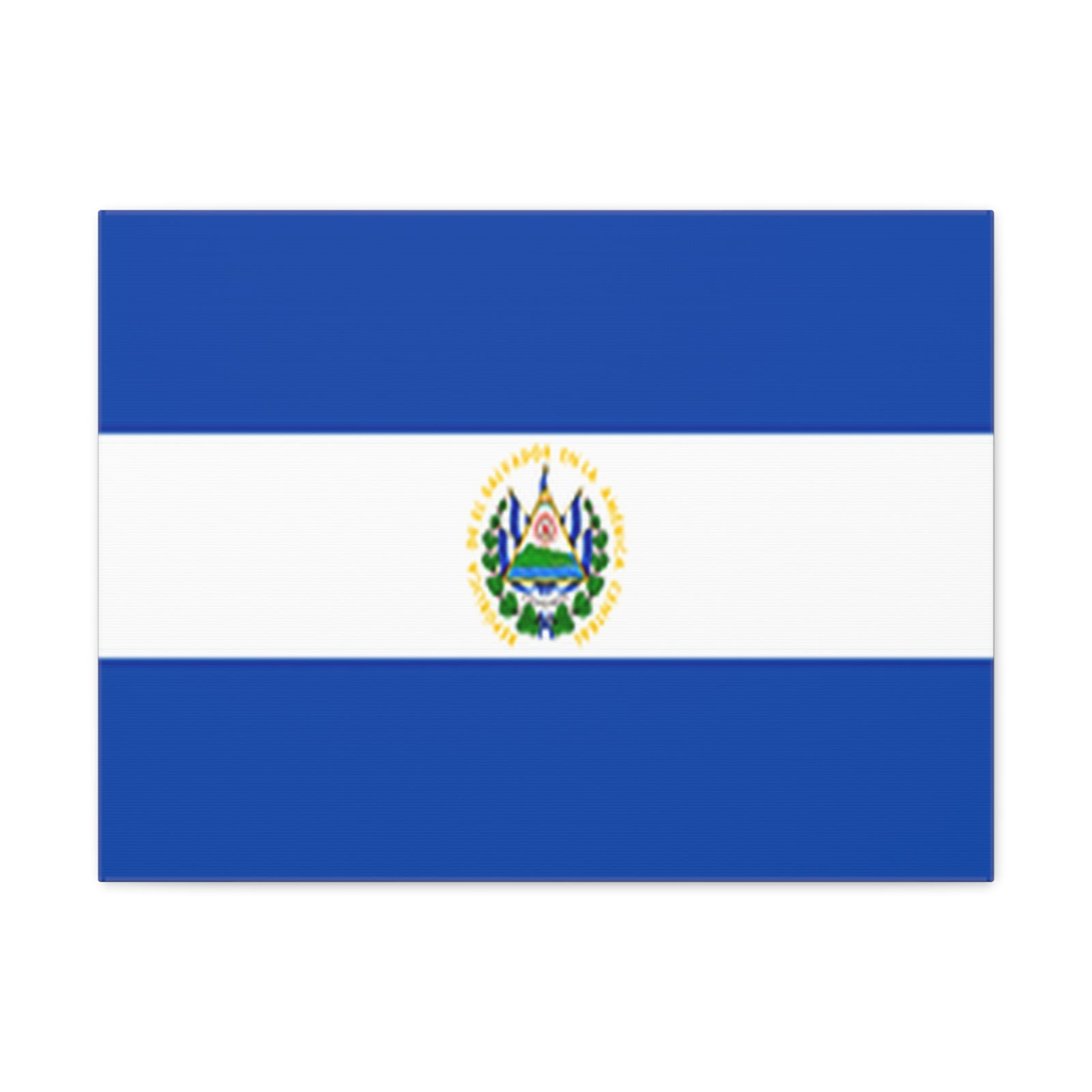 El Salvador Country Flag Canvas Vibrant Wall Art Unframed Home Decor-Express Your Love Gifts