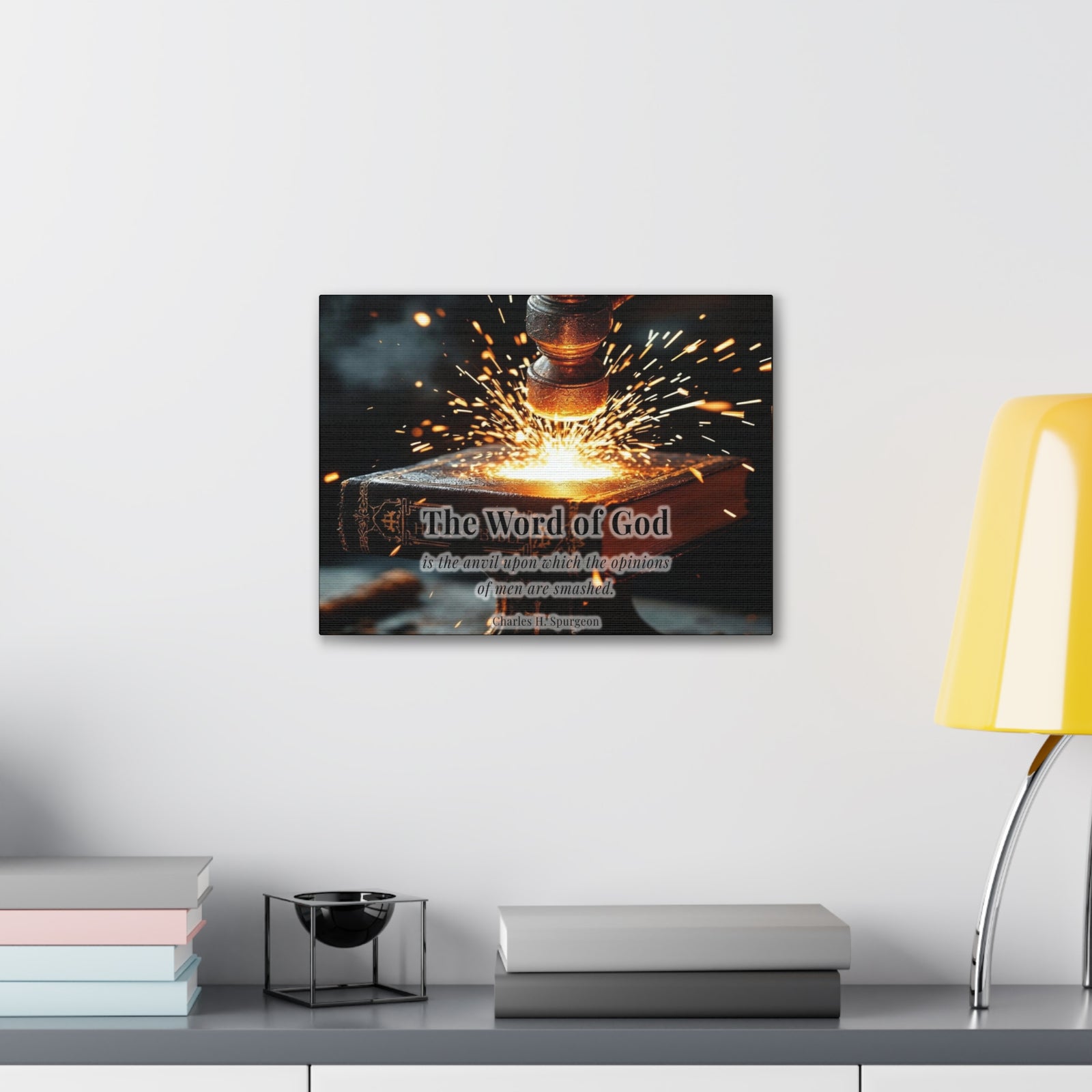 Scripture Walls The Word of God by Charles H. Spurgeon Bible Verse Canvas Christian Wall Art Ready to Hang Unframed-Express Your Love Gifts