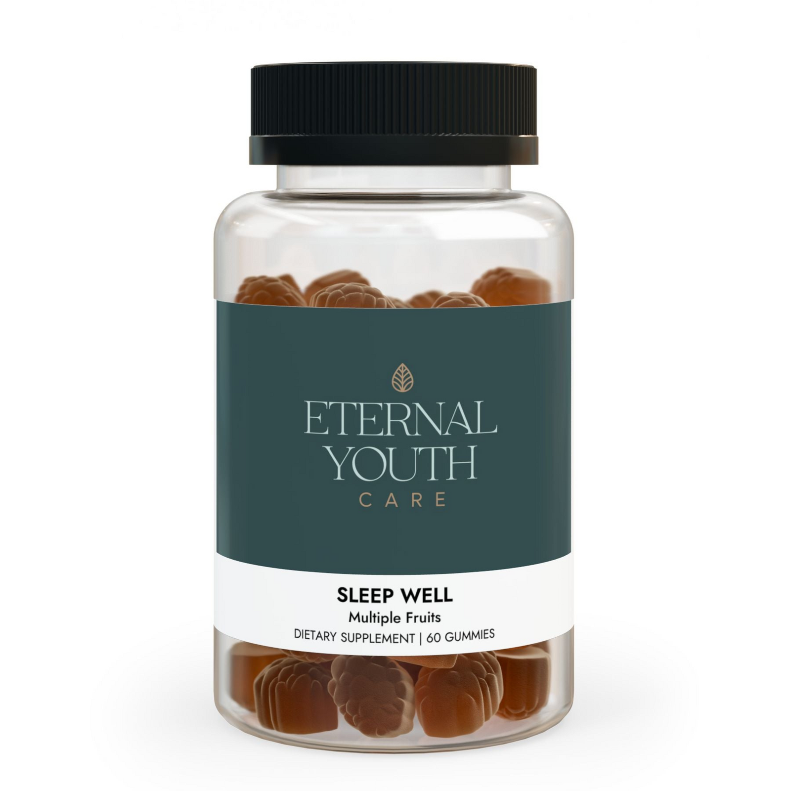 Eternal Youth Care Sleep Well Gummies – Supports Sleep & Healthy Circadian Rhythms – Multi-Fruit Flavor, Non-GMO (60 Gummies)-Express Your Love Gifts