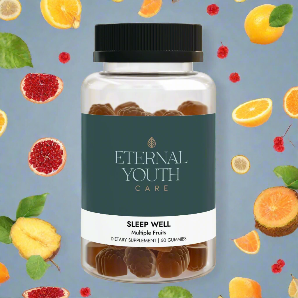 Eternal Youth Care Sleep Well Gummies – Supports Sleep & Healthy Circadian Rhythms – Multi-Fruit Flavor, Non-GMO (60 Gummies)-Express Your Love Gifts
