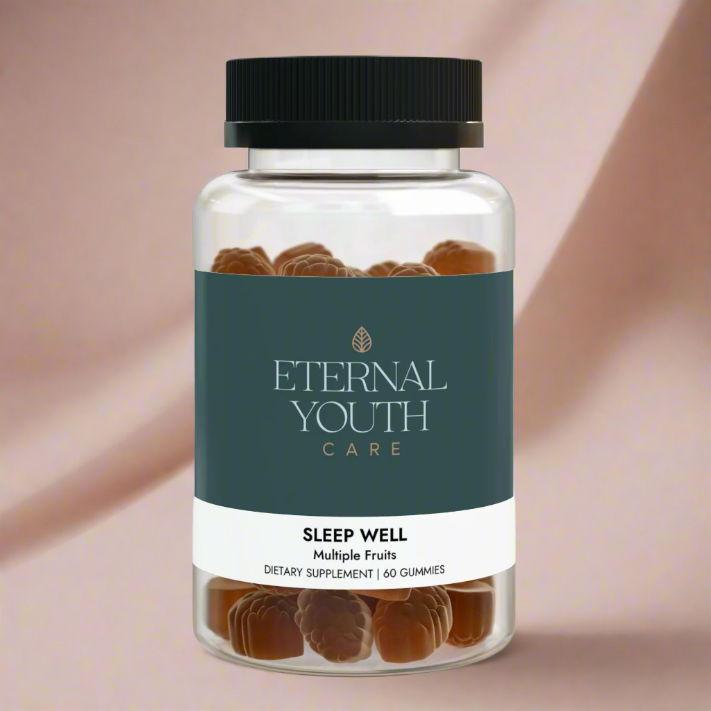 Eternal Youth Care Sleep Well Gummies – Supports Sleep & Healthy Circadian Rhythms – Multi-Fruit Flavor, Non-GMO (60 Gummies)-Express Your Love Gifts