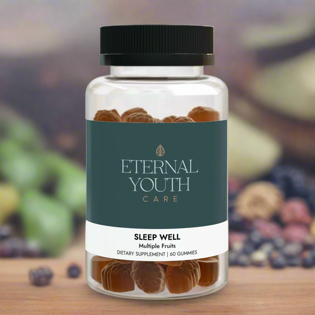 Eternal Youth Care Sleep Well Gummies – Supports Sleep & Healthy Circadian Rhythms – Multi-Fruit Flavor, Non-GMO (60 Gummies)-Express Your Love Gifts