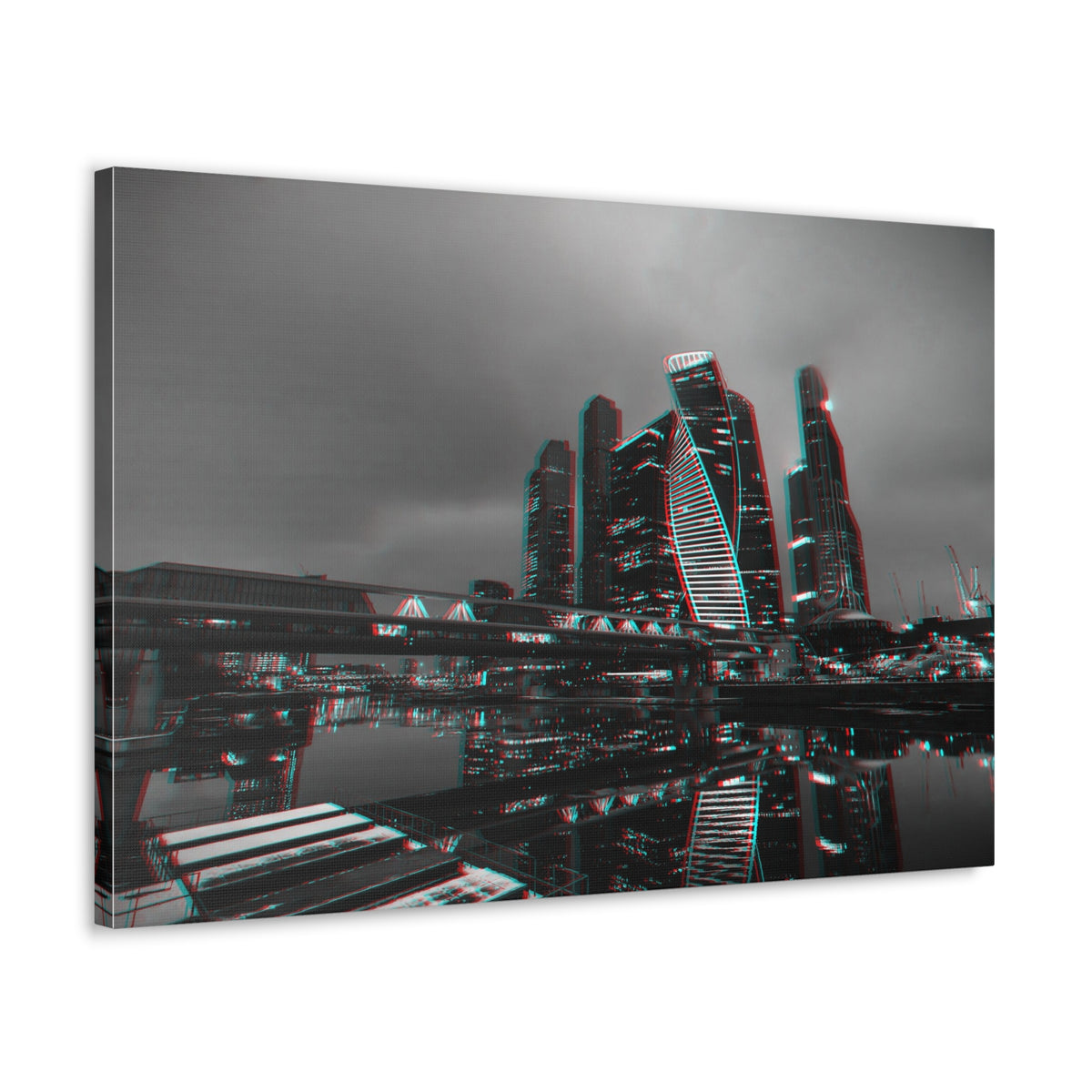 Moscow Black And White Skyline Canvas Artwork High-Quality Breathtaking Stunning Cityscape for Home Decor Ready to Hang-Express Your Love Gifts