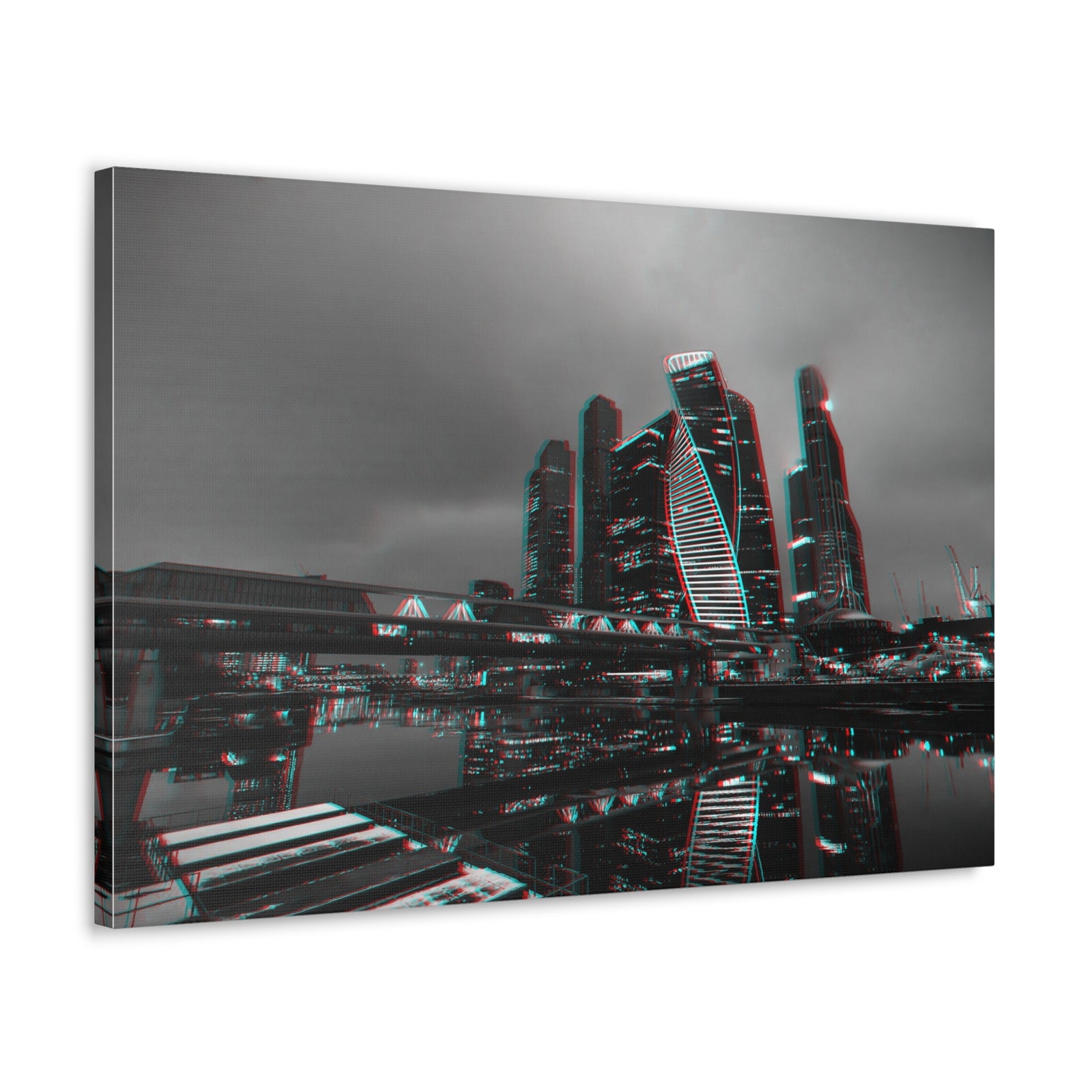 Moscow Black And White Skyline Canvas Artwork High-Quality Breathtaking Stunning Cityscape for Home Decor Ready to Hang-Express Your Love Gifts