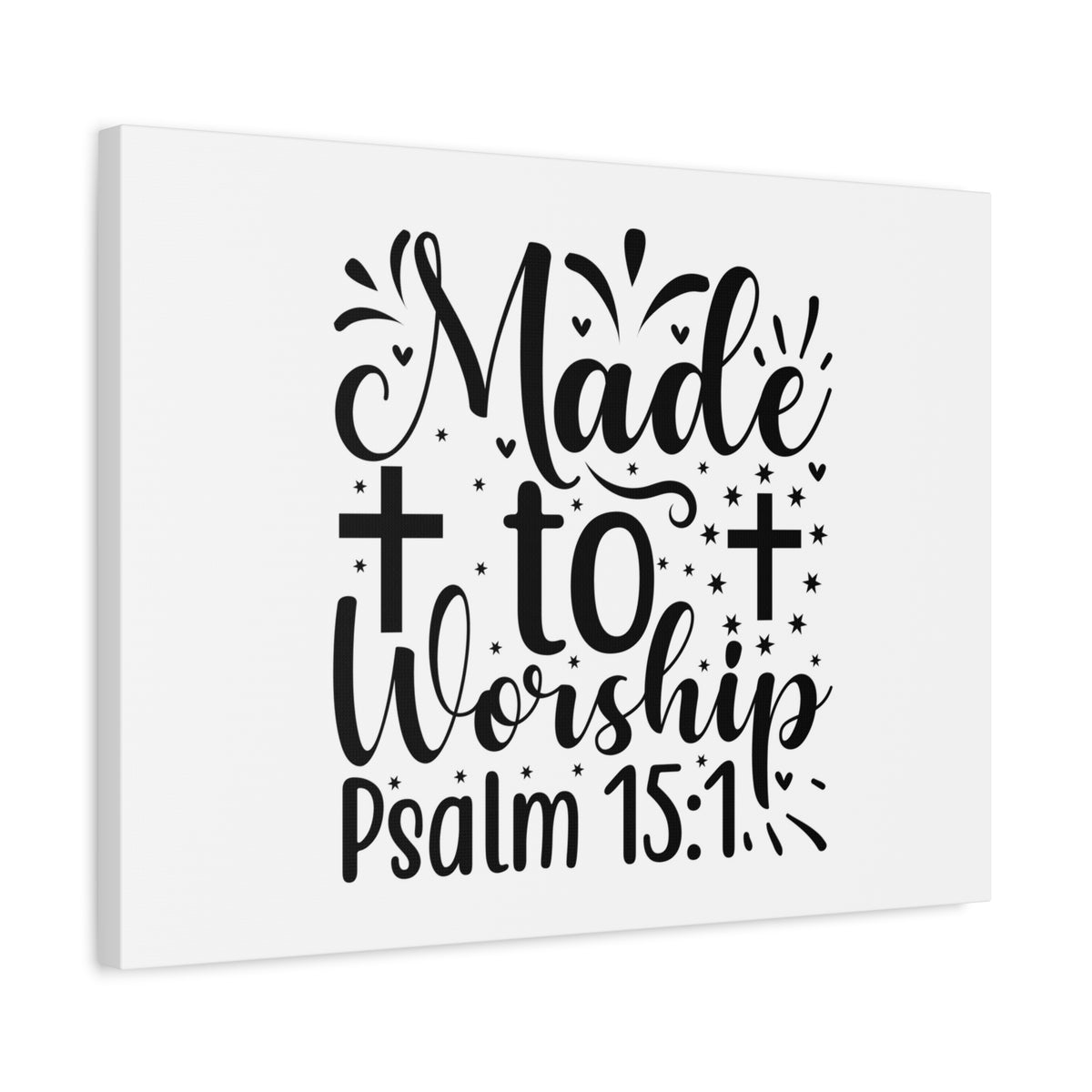 Scripture Walls Made To Worship Psalm 15:1 Bible Verse Canvas Christian Wall Art Ready To Hang-Express Your Love Gifts