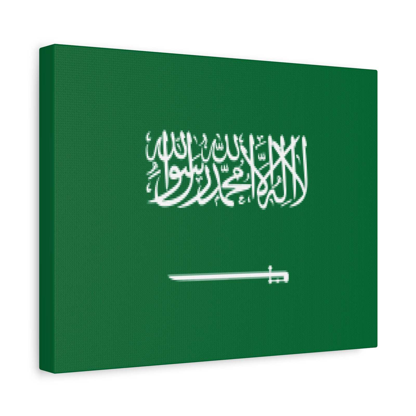 Saudi Arabia Country Flag Canvas Vibrant Wall Art Unframed Home Decor-Express Your Love Gifts