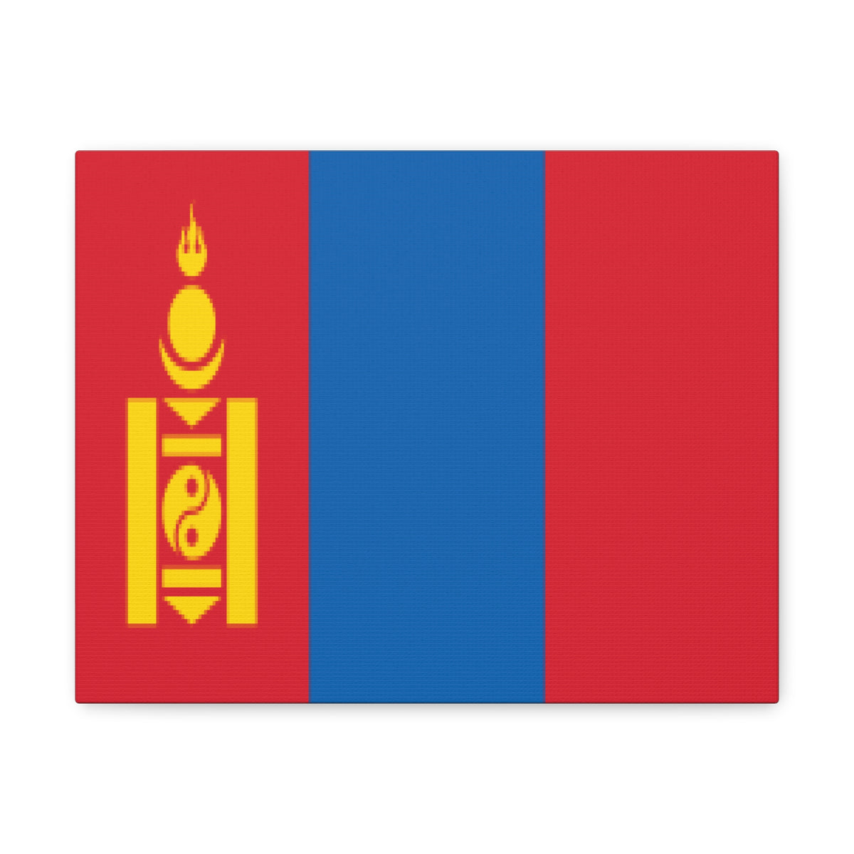 Mongolia Country Flag Canvas Vibrant Wall Art Unframed Home Decor-Express Your Love Gifts
