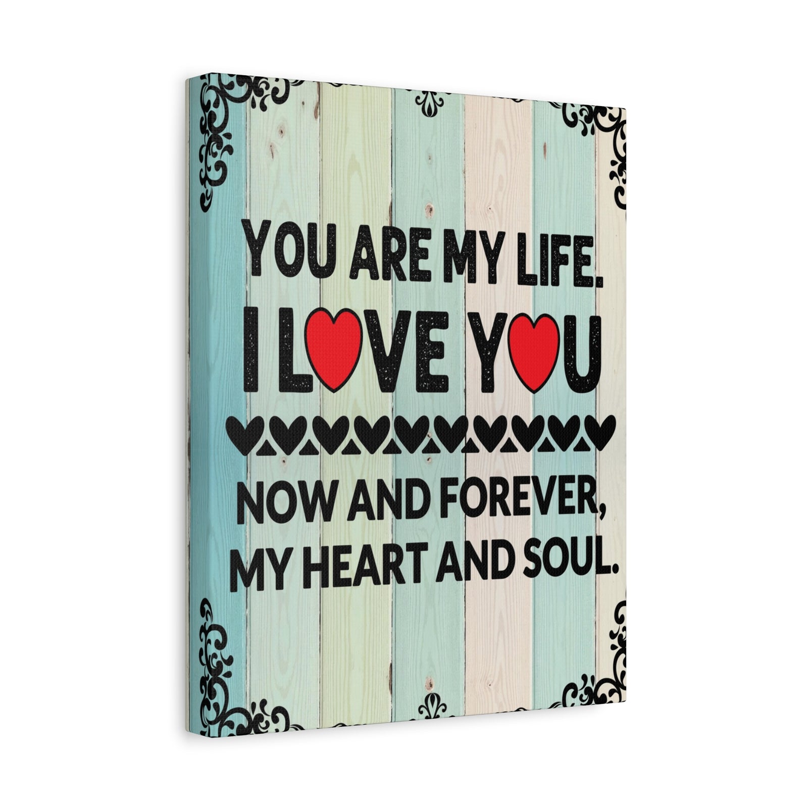 To My Wife You Are My Life Canvas Wall Art – Heartfelt Romantic Gift for Home Decor-Express Your Love Gifts