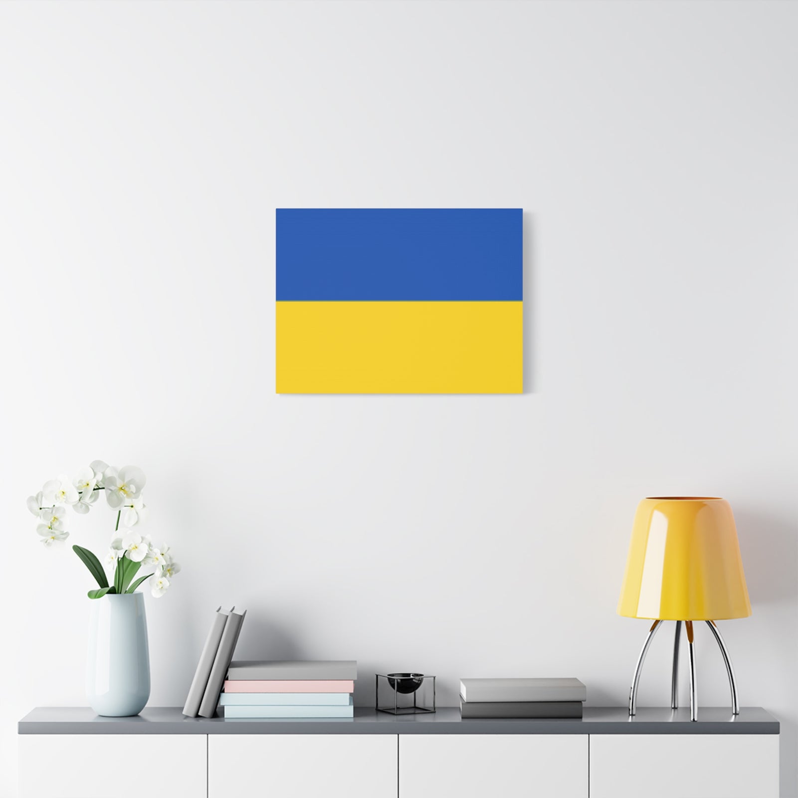 Ukraine Country Flag Canvas Vibrant Wall Art Unframed Home Decor-Express Your Love Gifts