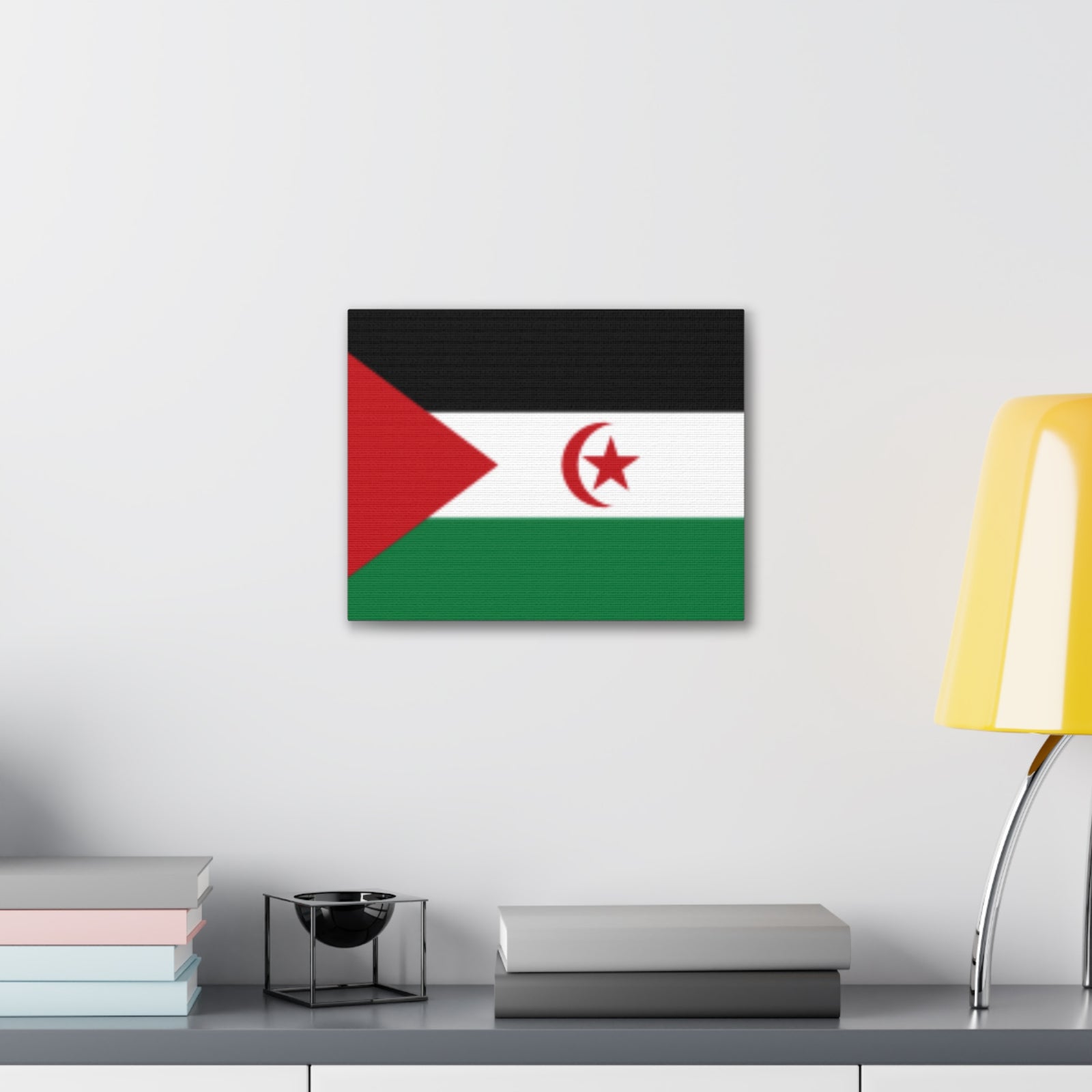 Western Sahara Country Flag Canvas Vibrant Wall Art Unframed Home Decor-Express Your Love Gifts