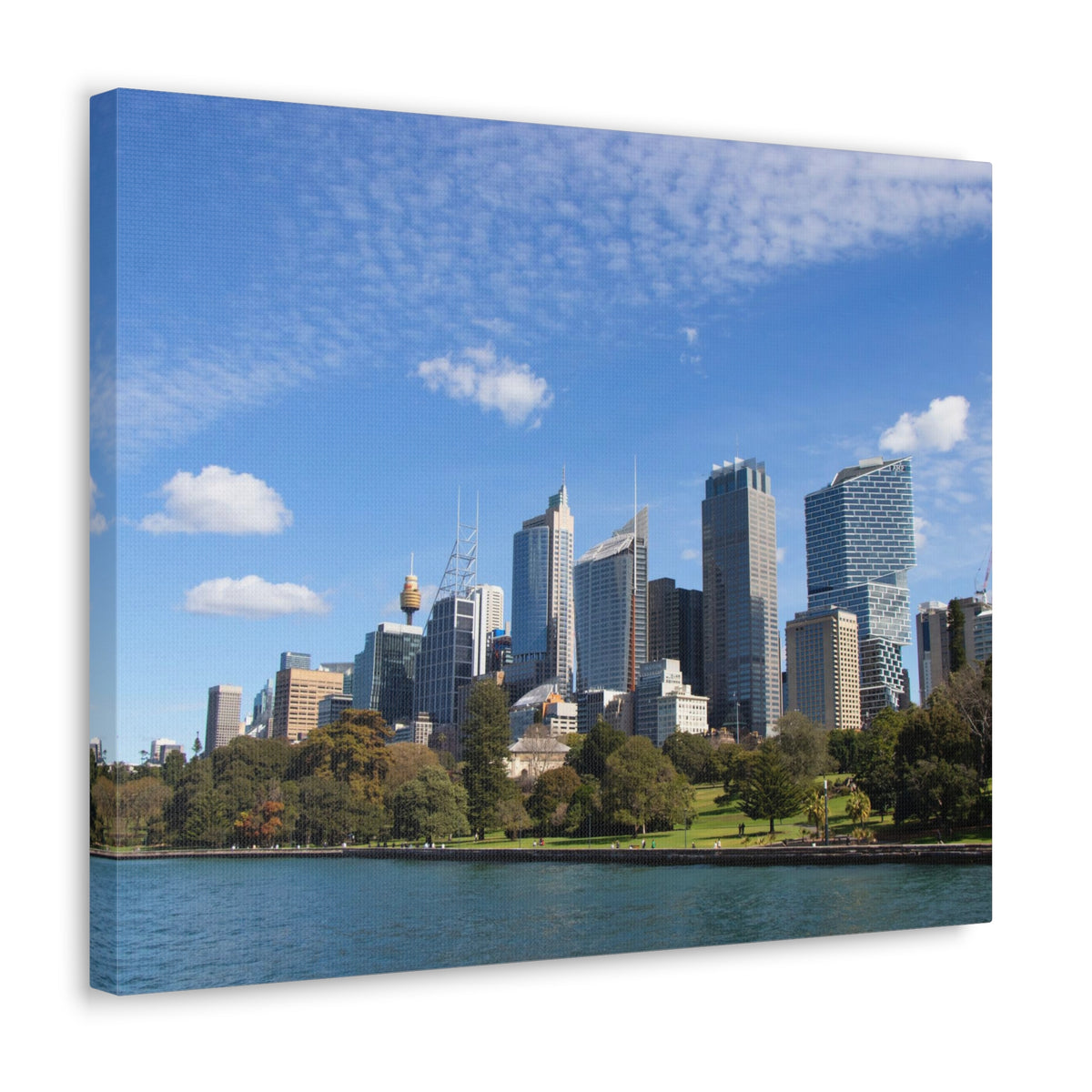 Sydney Daytime Skyline Canvas Artwork High-Quality Breathtaking Stunning Cityscape for Home Decor Ready to Hang-Express Your Love Gifts