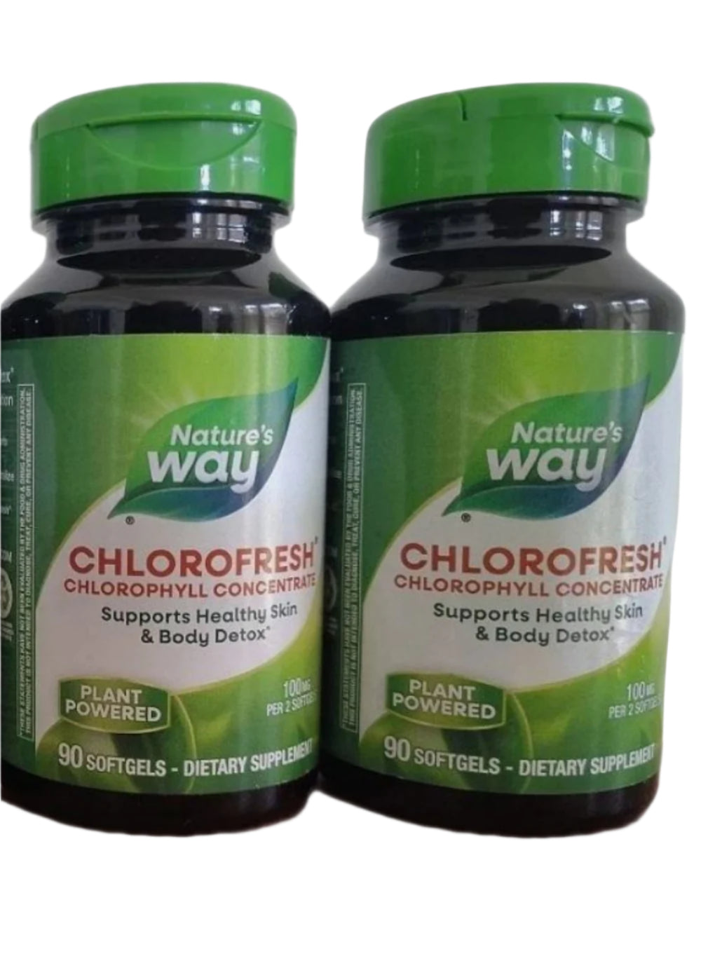 Nature’s Way Chlorofresh® Chlorophyll Concentrate 2-Pack - 90 Softgels Per Bottle (180 Total) | Internal Deodorant &amp; Detox Support | Exp. 10/31/2026-Express Your Love Gifts
