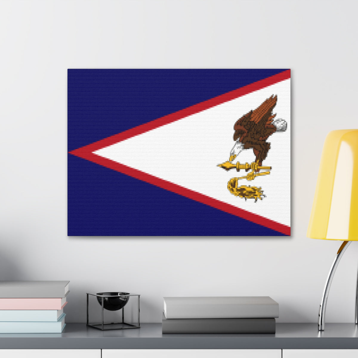 American Samoa Country Flag Canvas Vibrant Wall Art Unframed Home Decor-Express Your Love Gifts