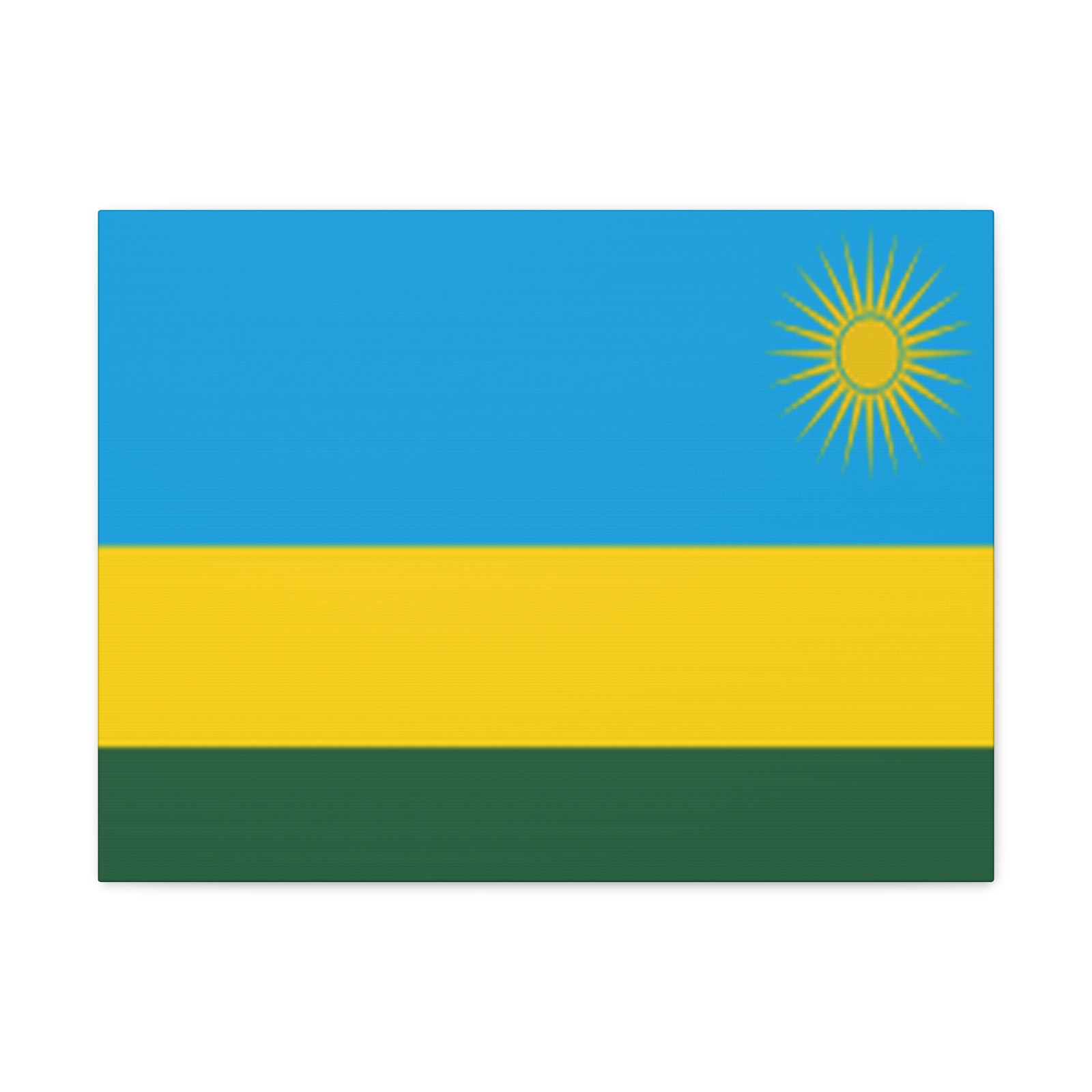 Rwanda Country Flag Canvas Vibrant Wall Art Unframed Home Decor-Express Your Love Gifts