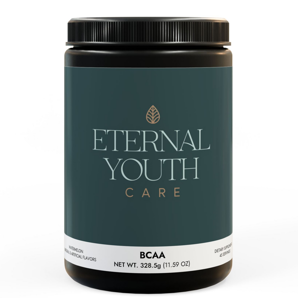Eternal Youth Care BCAA Supplement – Watermelon Flavor | Muscle Recovery &amp; Performance | Non-GMO, Corn-Free (325g | 45 Servings)-Express Your Love Gifts