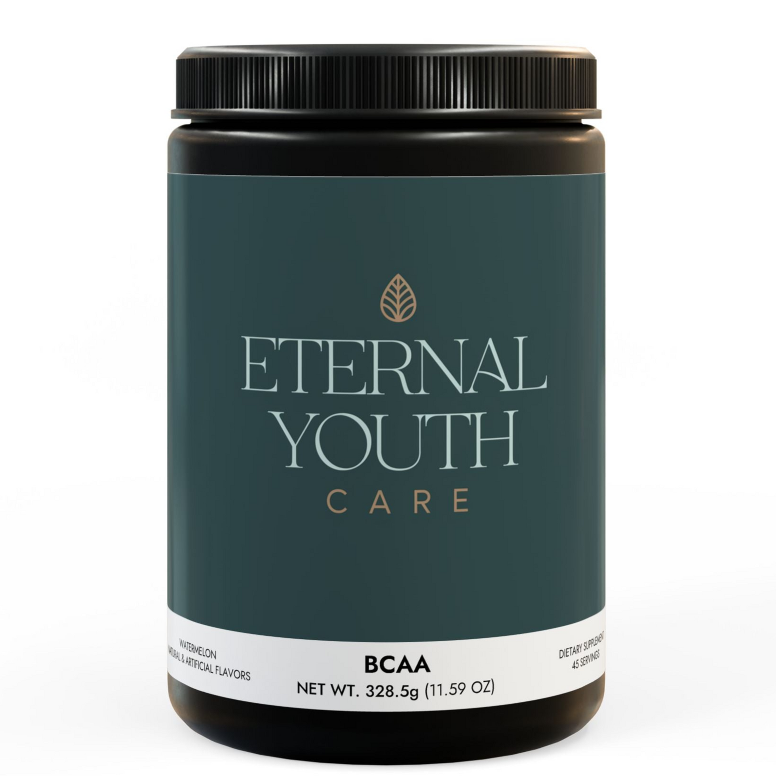 Eternal Youth Care BCAA Supplement – Watermelon Flavor | Muscle Recovery & Performance | Non-GMO, Corn-Free (325g | 45 Servings)-Express Your Love Gifts