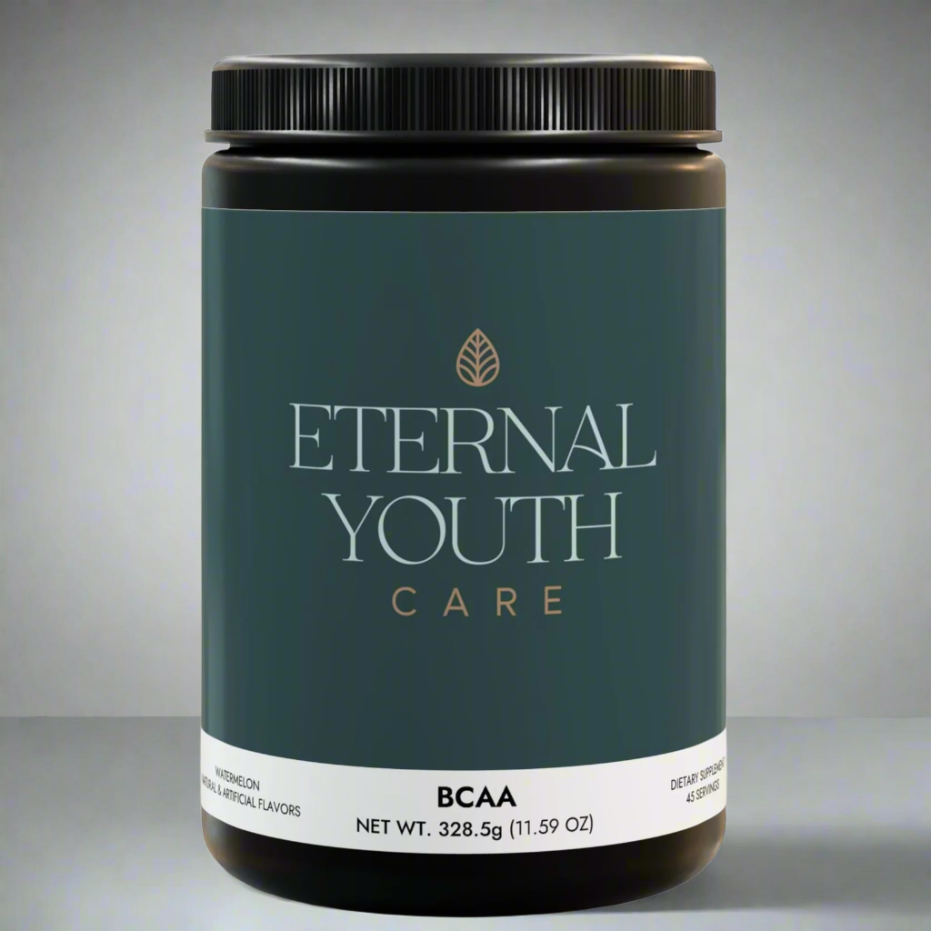 Eternal Youth Care BCAA Supplement – Watermelon Flavor | Muscle Recovery & Performance | Non-GMO, Corn-Free (325g | 45 Servings)-Express Your Love Gifts