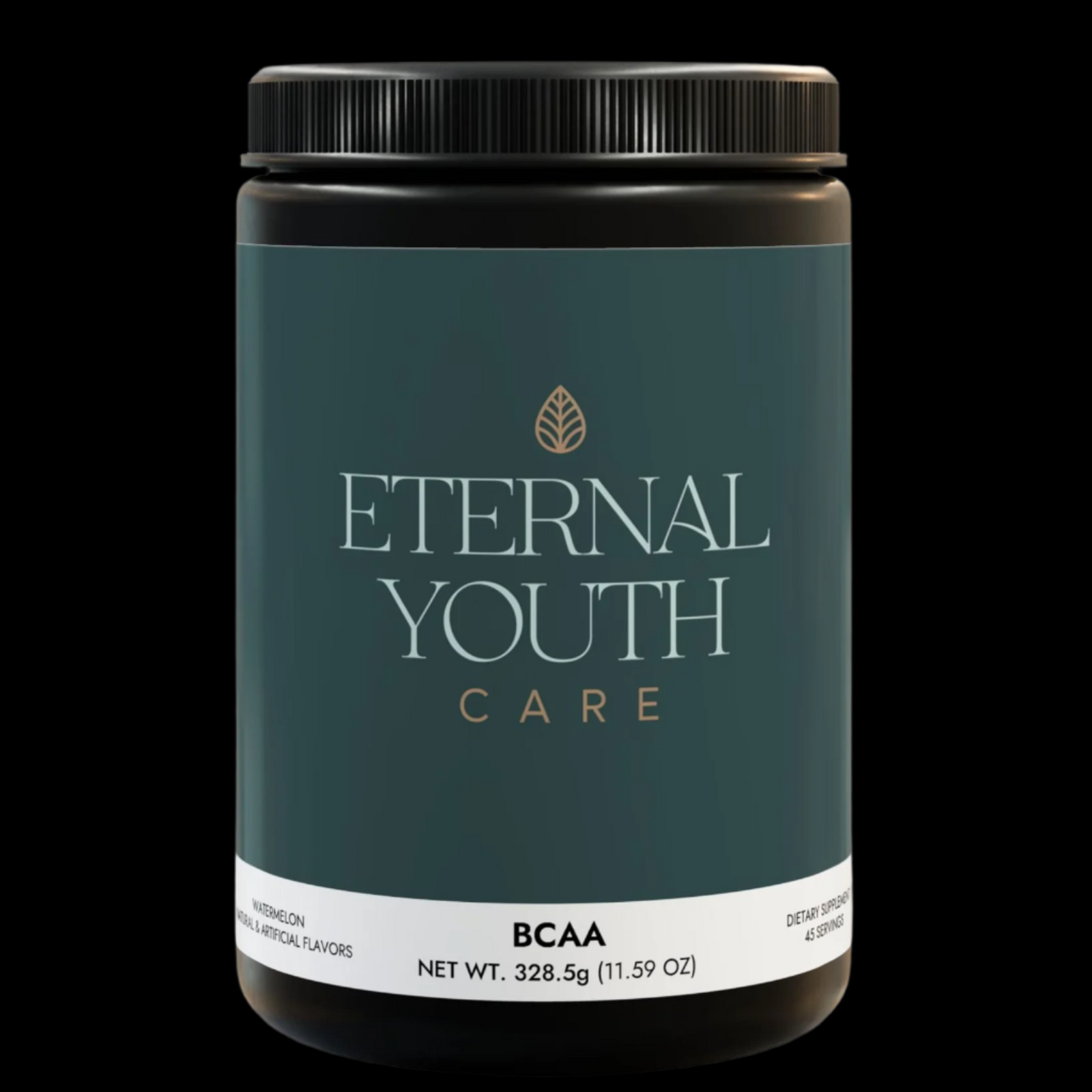 Eternal Youth Care BCAA Supplement – Watermelon Flavor | Muscle Recovery & Performance | Non-GMO, Corn-Free (325g | 45 Servings)-Express Your Love Gifts