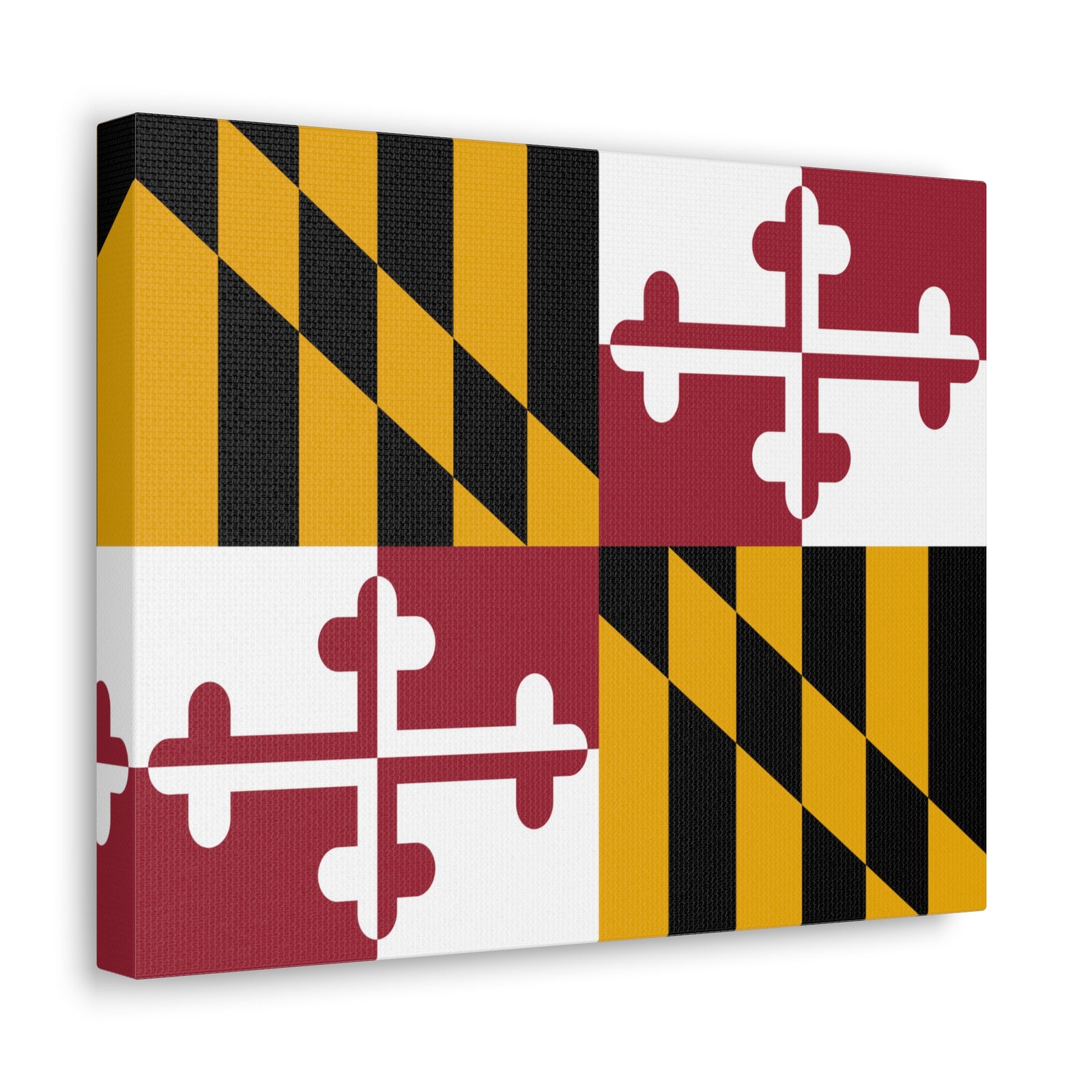 Maryland Stage Flag Canvas Vibrant Wall Art Unframed Home Decor-Express Your Love Gifts