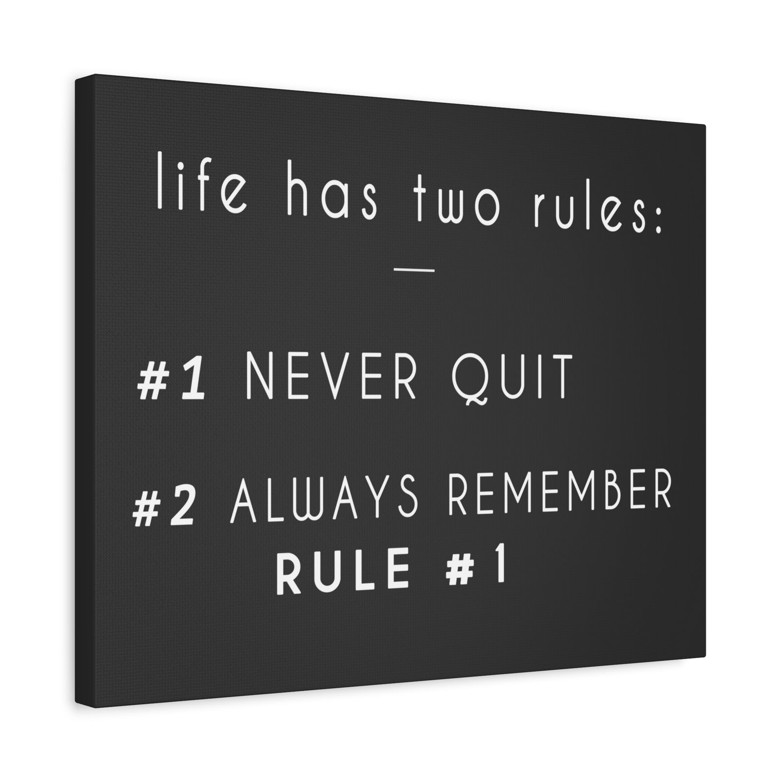 Inspirational Wall Art Never Quit Always Remember Motivation Wall Decor for Home Office Gym Inspiring Success Quote Print Ready to Hang-Express Your Love Gifts