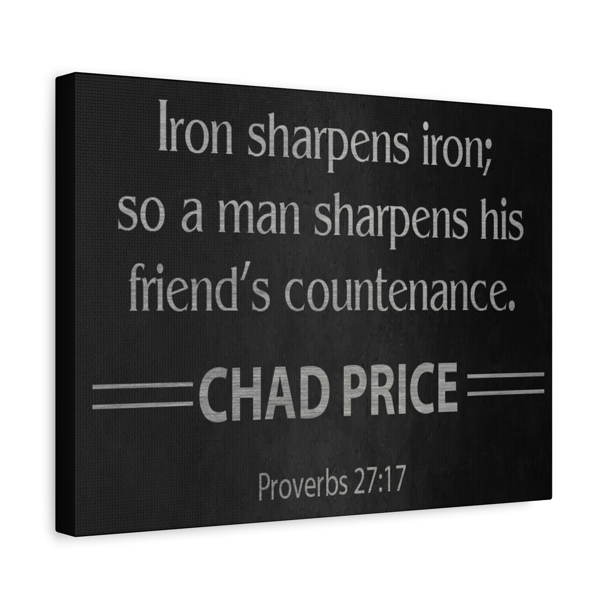 Personalized Proverbs 27:17-Express Your Love Gifts