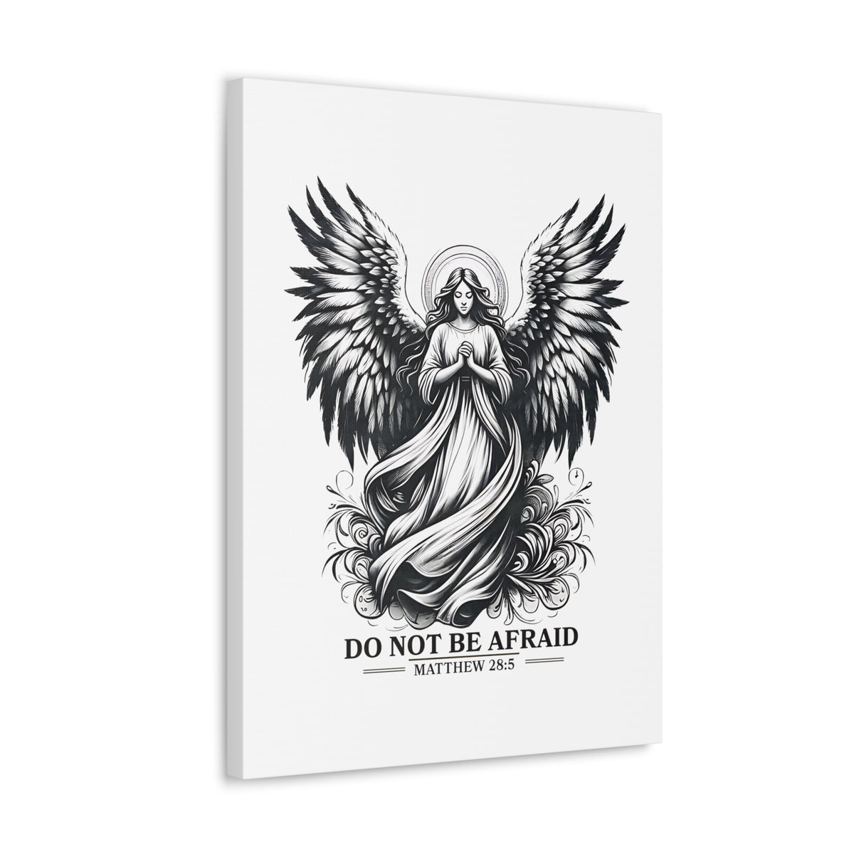 Scripture Walls Matthew 28:5 Do Not Be Afraid Bible Verse Canvas Christian Wall Art Ready to Hang Unframed-Express Your Love Gifts