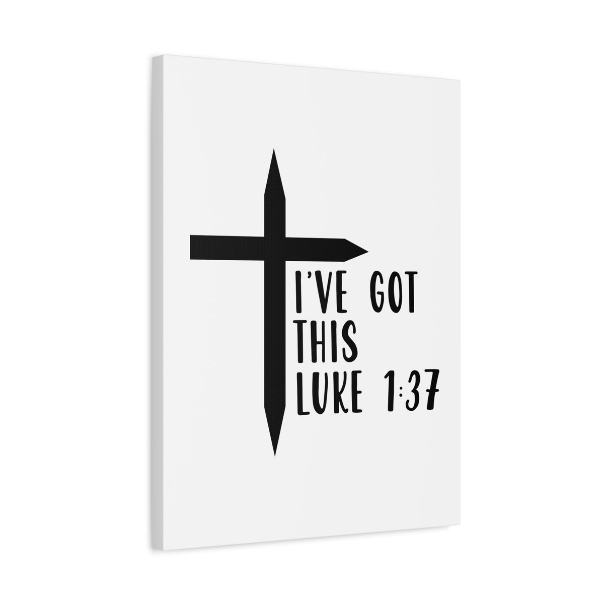 Scripture Walls Luke 1:37 I've Got This Bible Verse Canvas Christian Wall Art Ready to Hang Unframed-Express Your Love Gifts