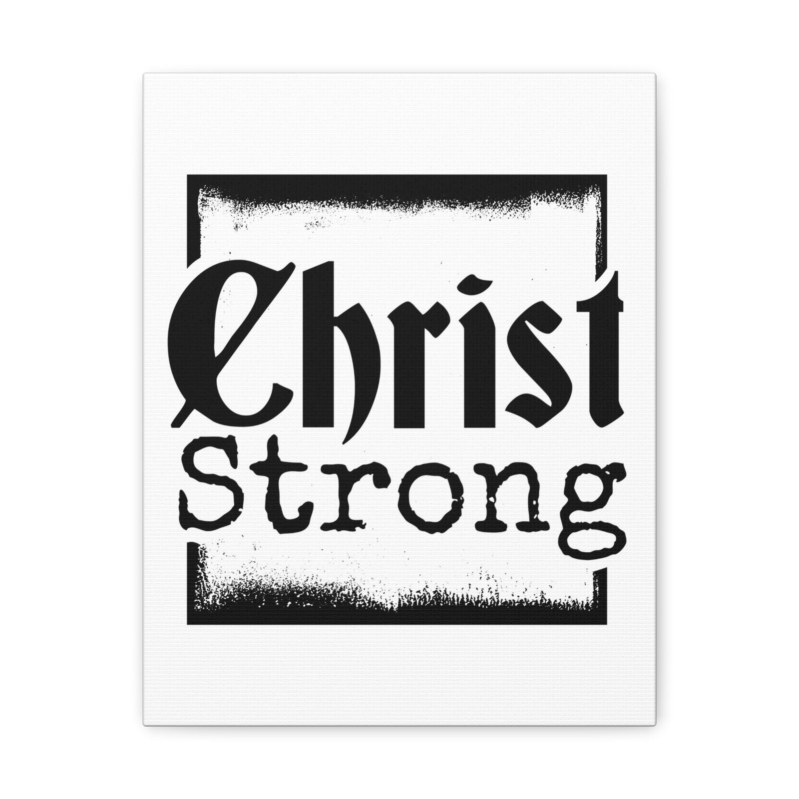 Scripture Walls Christ Strong Bible Verse Canvas Christian Wall Art Ready to Hang Unframed-Express Your Love Gifts
