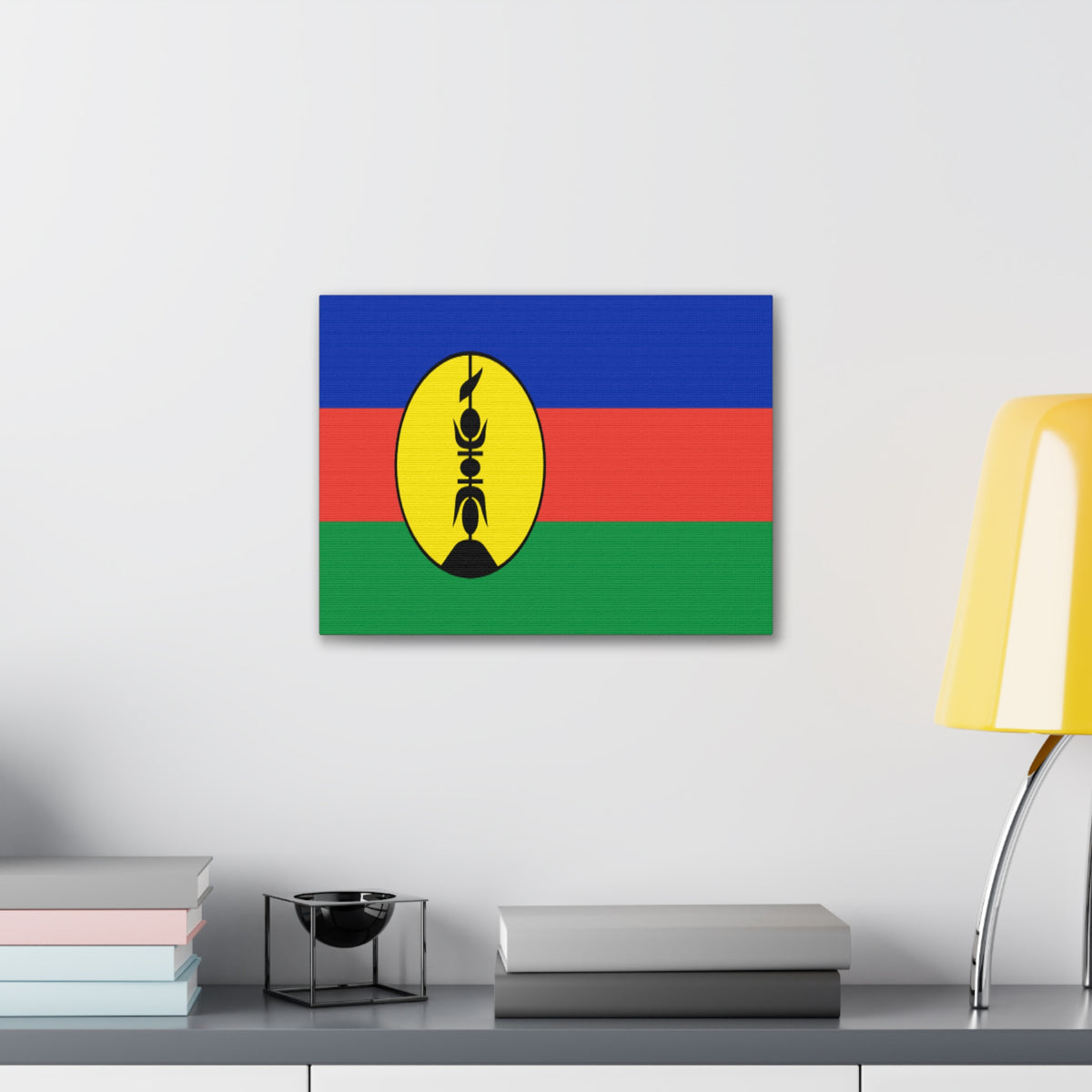 New Caledonia Country Flag Canvas Vibrant Wall Art Unframed Home Decor-Express Your Love Gifts