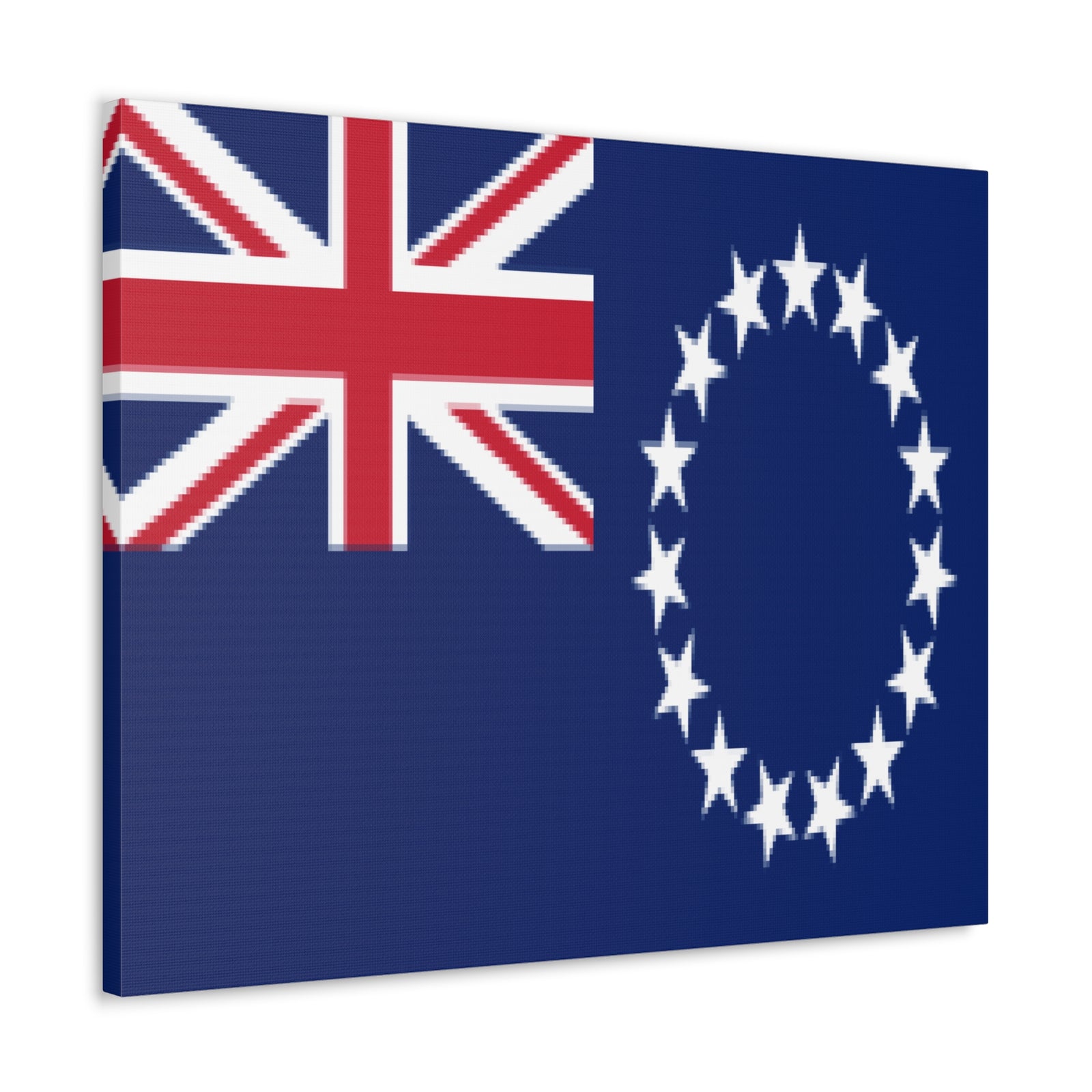 Cook Islands Country Flag Canvas Vibrant Wall Art Unframed Home Decor-Express Your Love Gifts