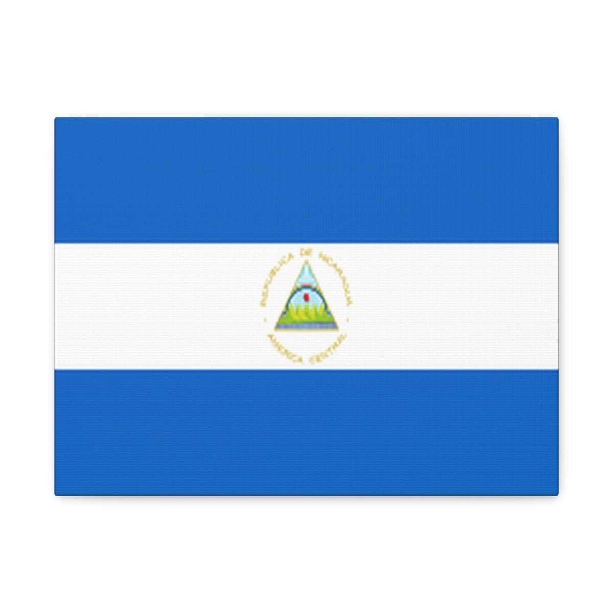 Nicaragua Country Flag Canvas Vibrant Wall Art Unframed Home Decor-Express Your Love Gifts