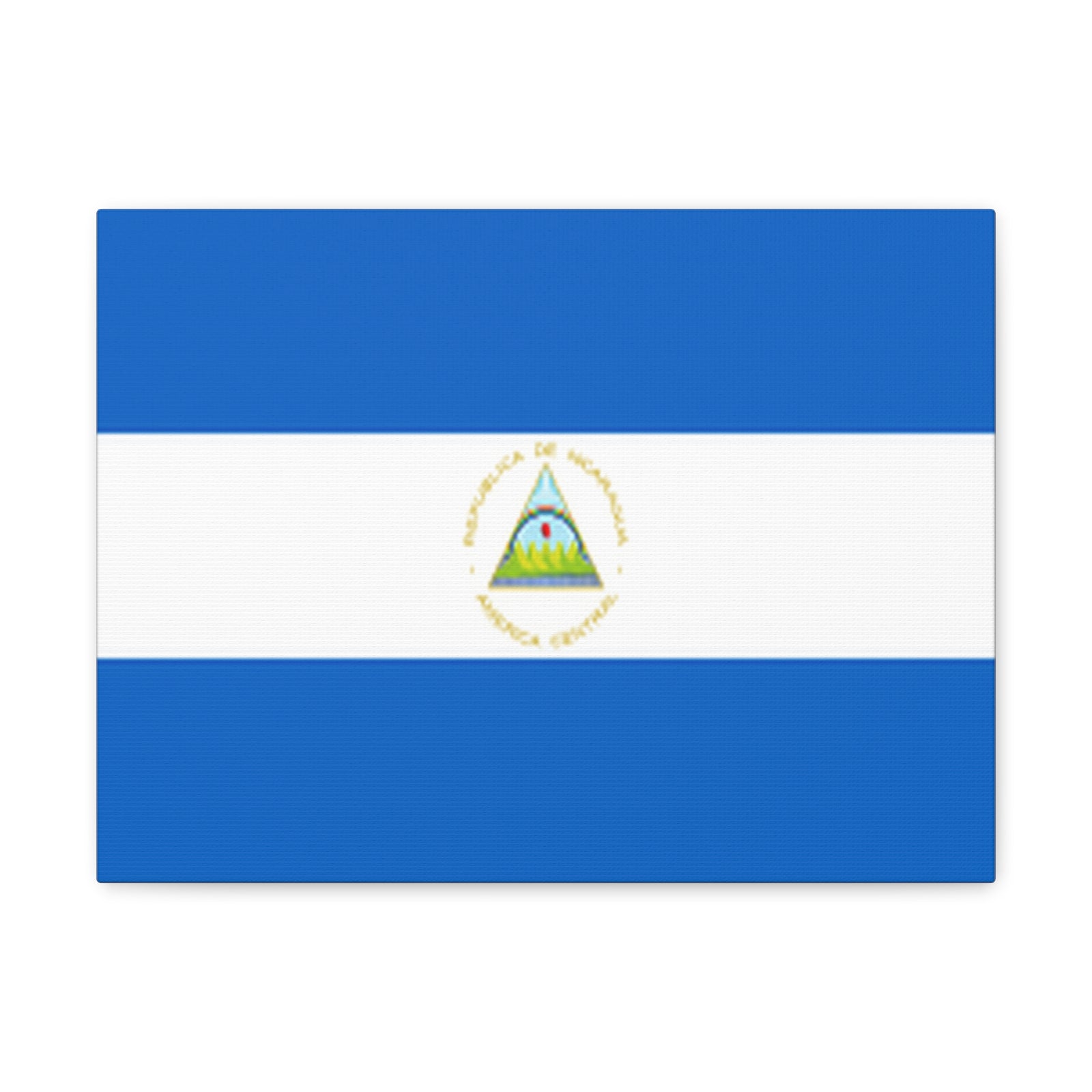 Nicaragua Country Flag Canvas Vibrant Wall Art Unframed Home Decor-Express Your Love Gifts