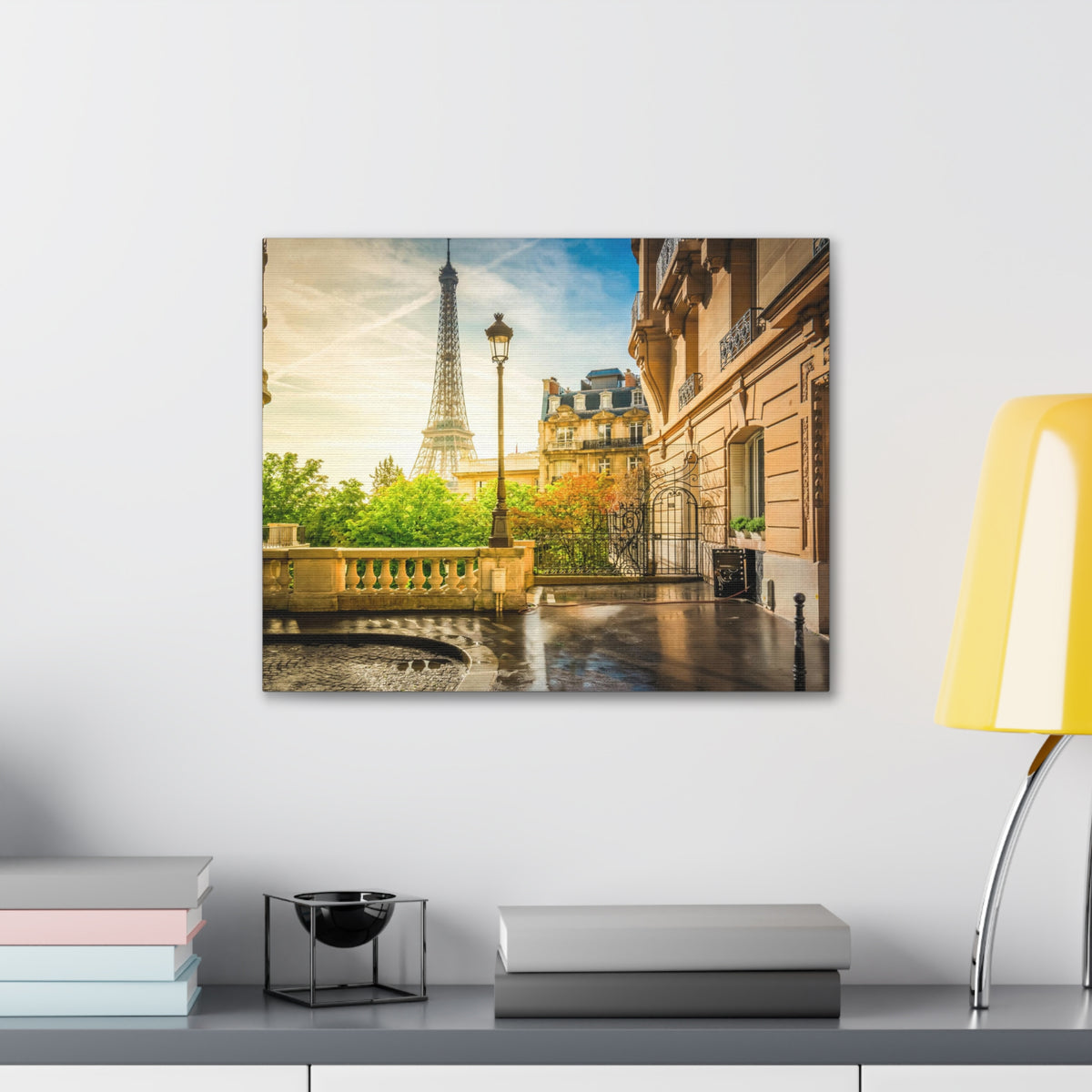 Paris Street View France Canvas Artwork High-Quality Breathtaking French City for Home Decor Ready to Hang-Express Your Love Gifts