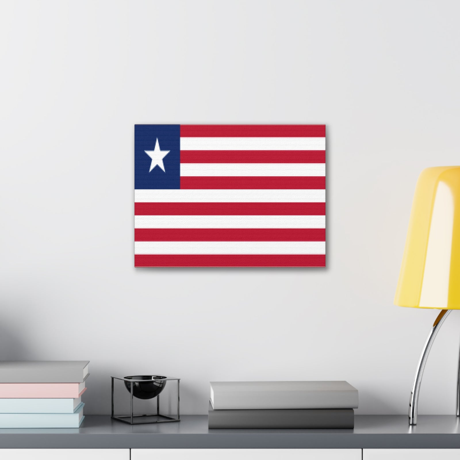 Liberia Country Flag Canvas Vibrant Wall Art Unframed Home Decor-Express Your Love Gifts