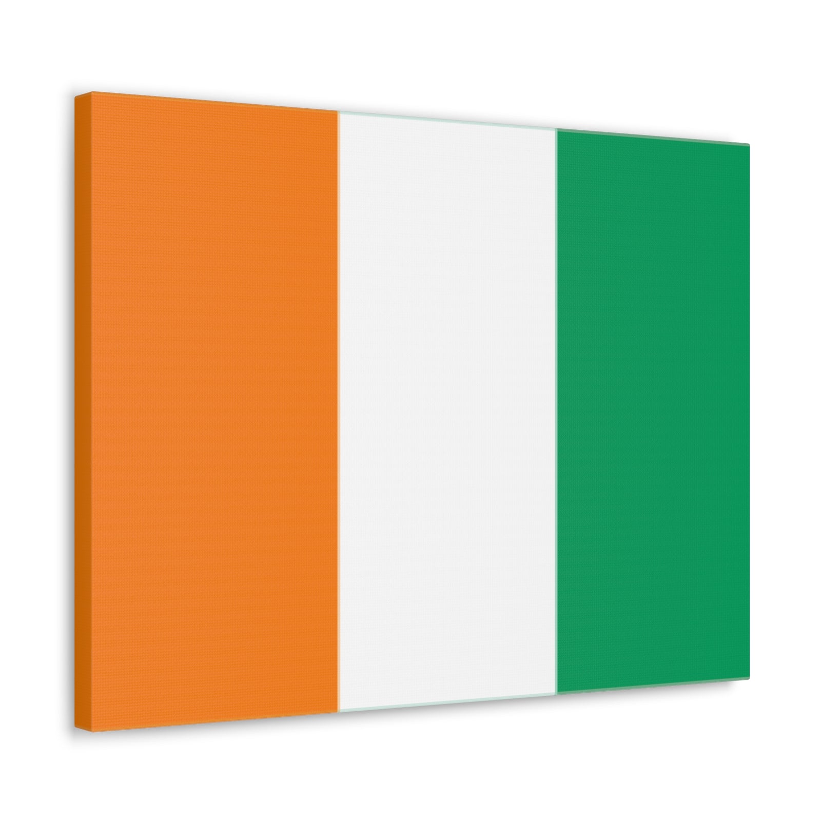 Côte dIvoire Country Flag Canvas Vibrant Wall Art Unframed Home Decor-Express Your Love Gifts