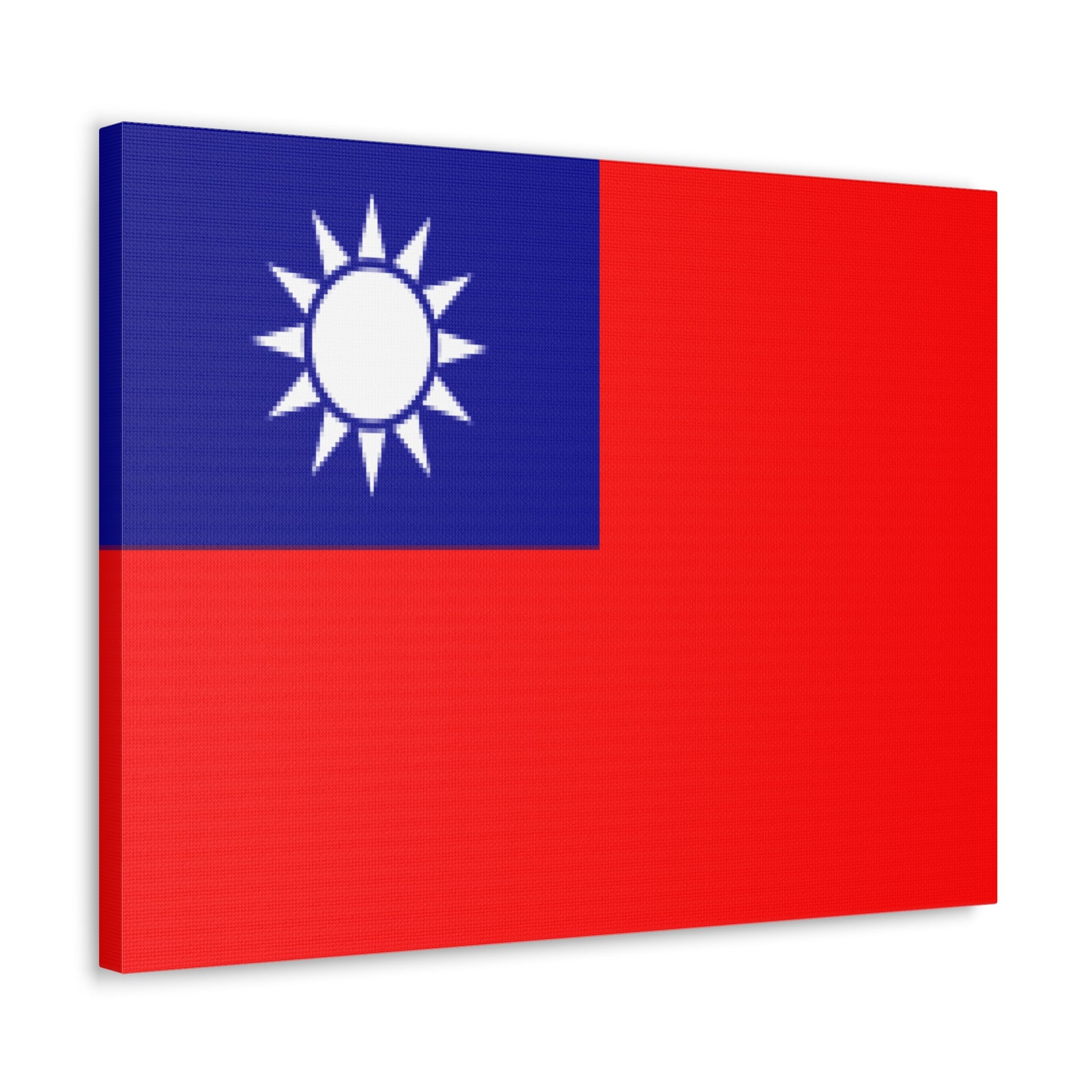 Taiwan Country Flag Canvas Vibrant Wall Art Unframed Home Decor-Express Your Love Gifts