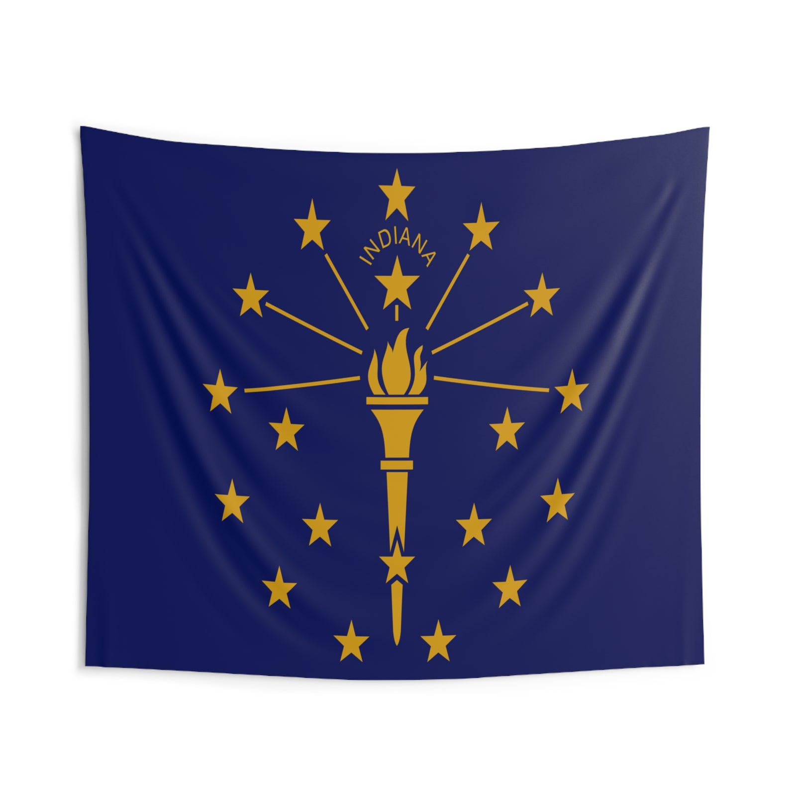 Indiana State Flag Wall Hanging Tapestry-Express Your Love Gifts