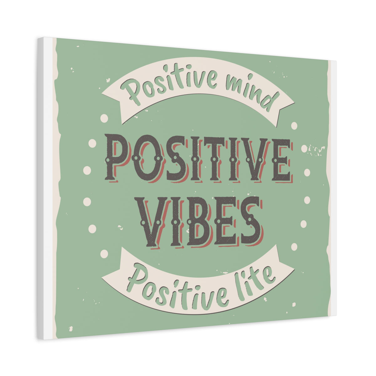 Inspirational Quote Canvas Positive Vibes Wall Art Motivational Motto Inspiring Prints Artwork Decor Ready to Hang-Express Your Love Gifts