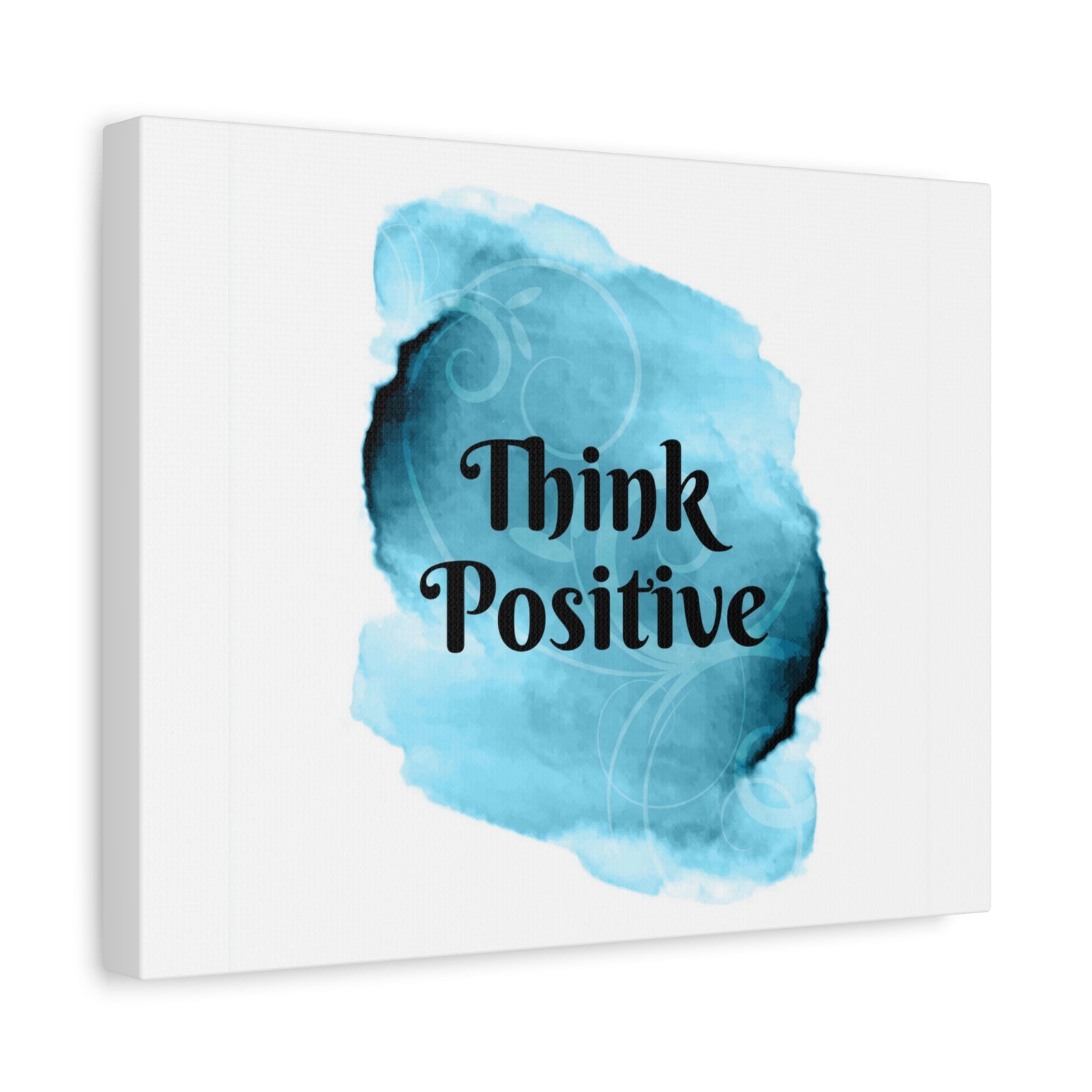 Inspirational Quote Canvas Think Positive Wall Art Motivational Motto Inspiring Prints Artwork Decor Ready to Hang-Express Your Love Gifts