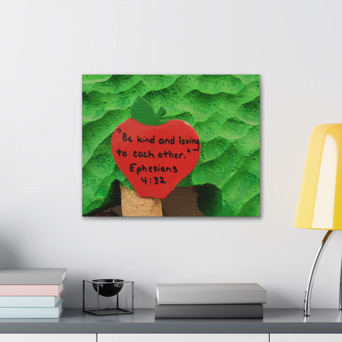 Scripture Walls Be Kind Ephesians 4:32 Bible Verse Canvas Christian Wall Art Ready to Hang-Express Your Love Gifts